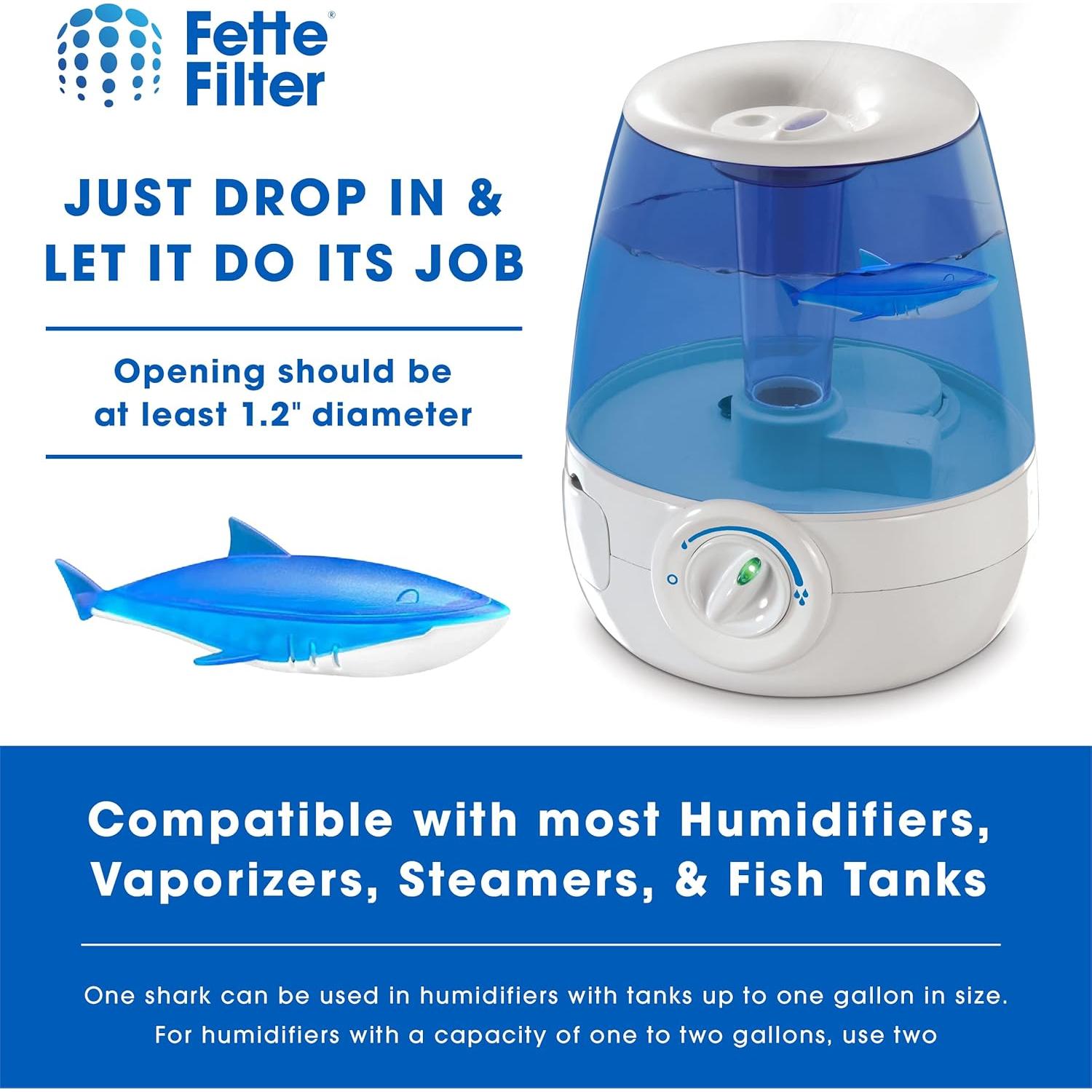 Limpiador de Humidificador Fette Filter - Flotador Desmineralizador 3 Piezas