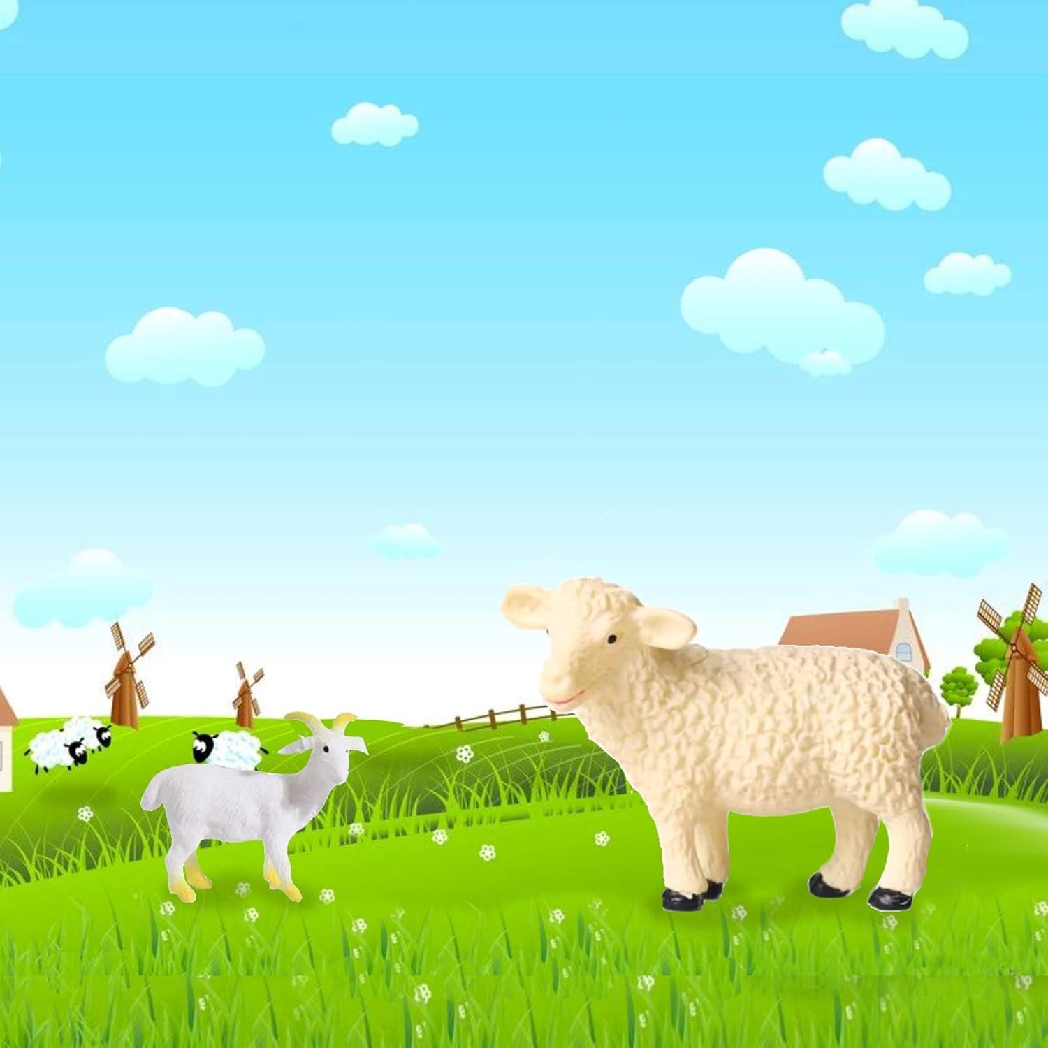 15 Piezas Figuras de Animales de Granja Yowlieu - Juguetes Educativos