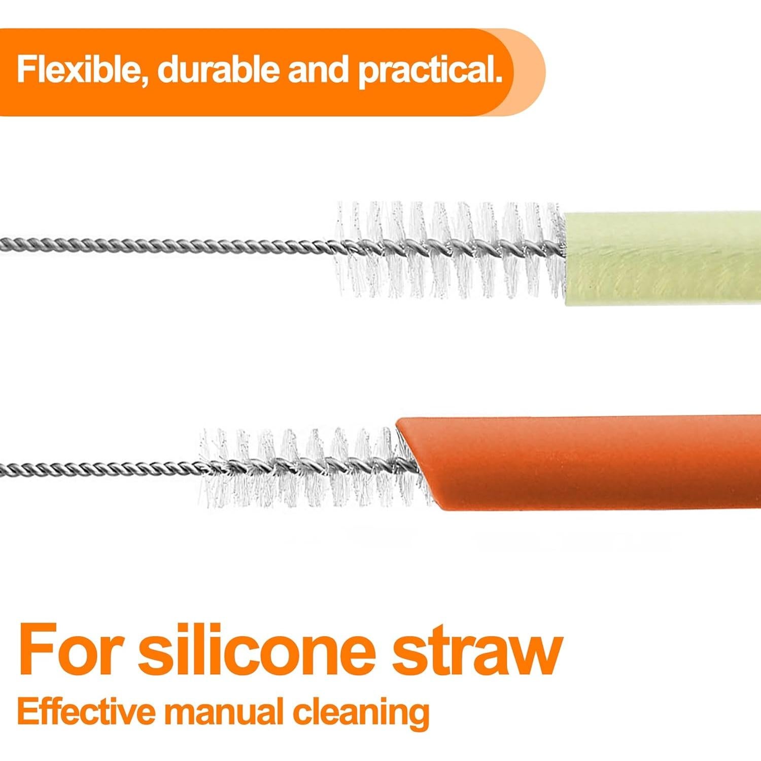 Cepillo Limpiador de Popotes YETI KEUYE 30 cm Acero Inoxidable