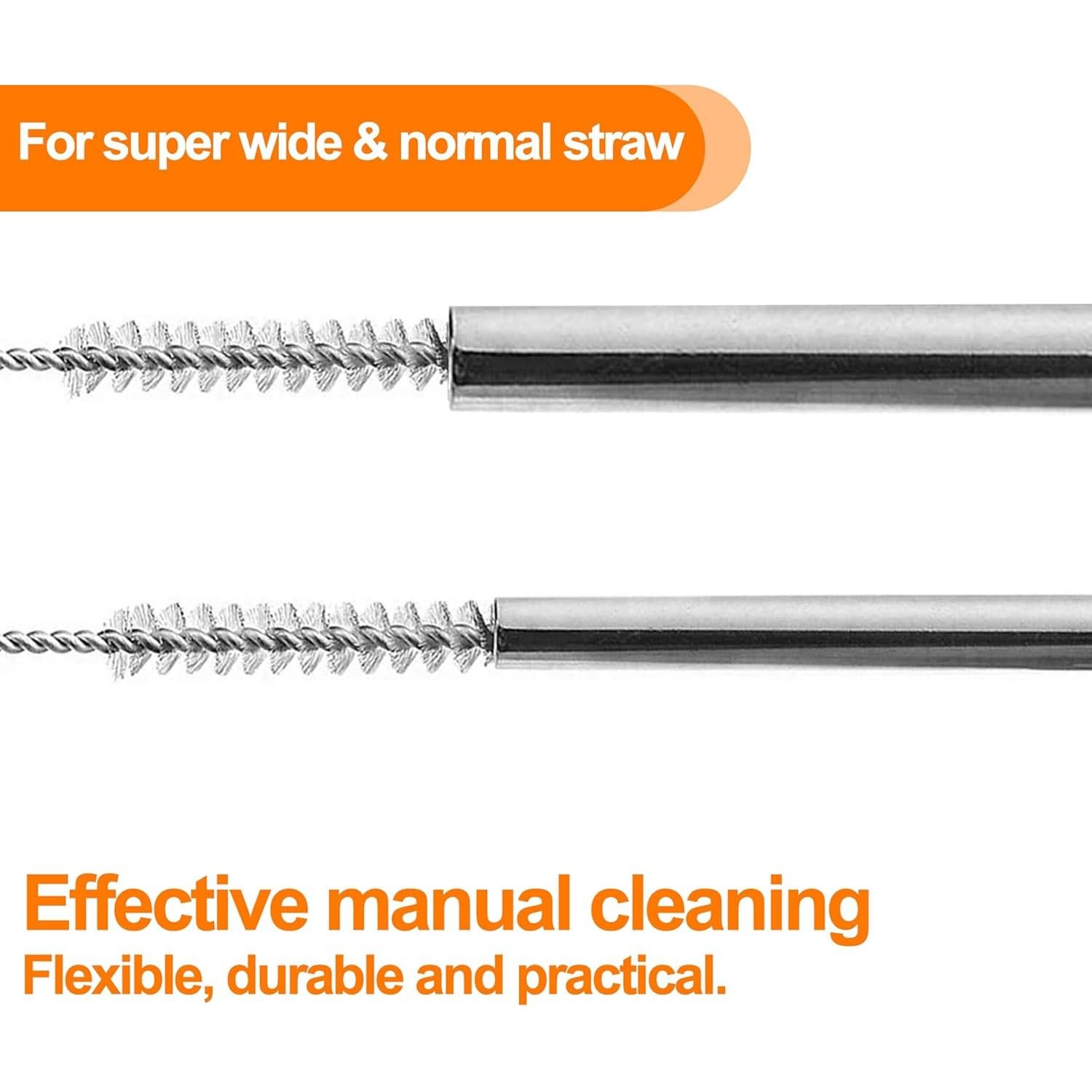 Cepillo Limpiador de Popotes YETI KEUYE 30 cm Acero Inoxidable