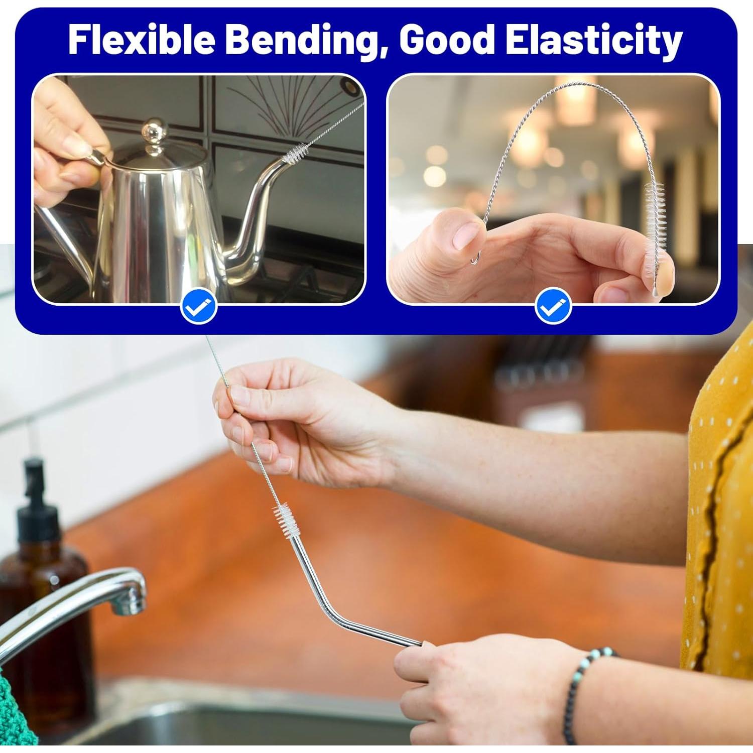 Kit de 50 Cepillos Limpiadores Reutilizables Kesoto 10mm