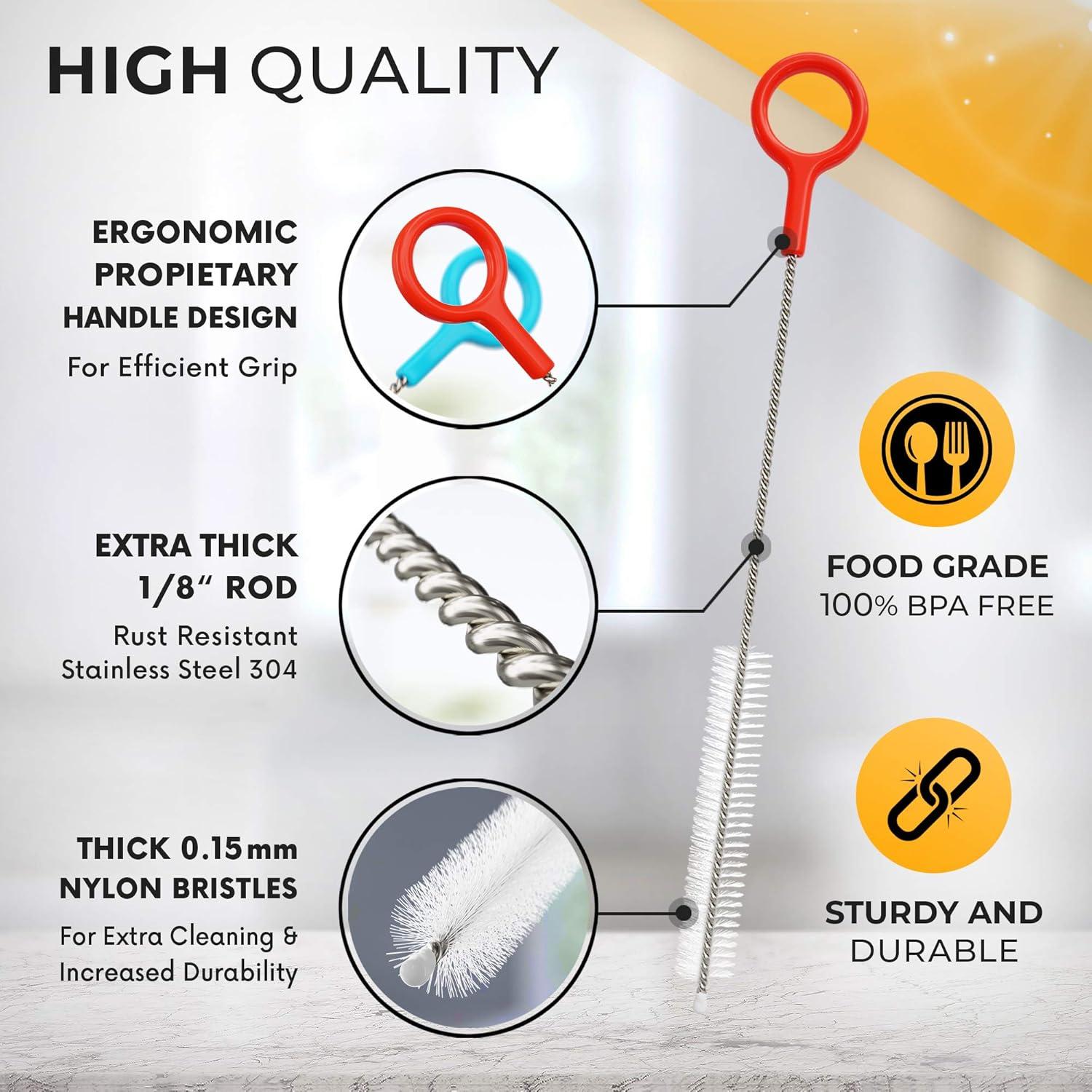 Juego de 8 Cepillos de Limpieza Buenalife - Multiusos y Resistentes