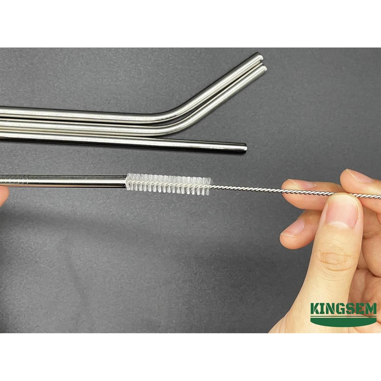 Kit de 20 Cepillos Limpiadores de Pajitas KINGSEM 27 cm