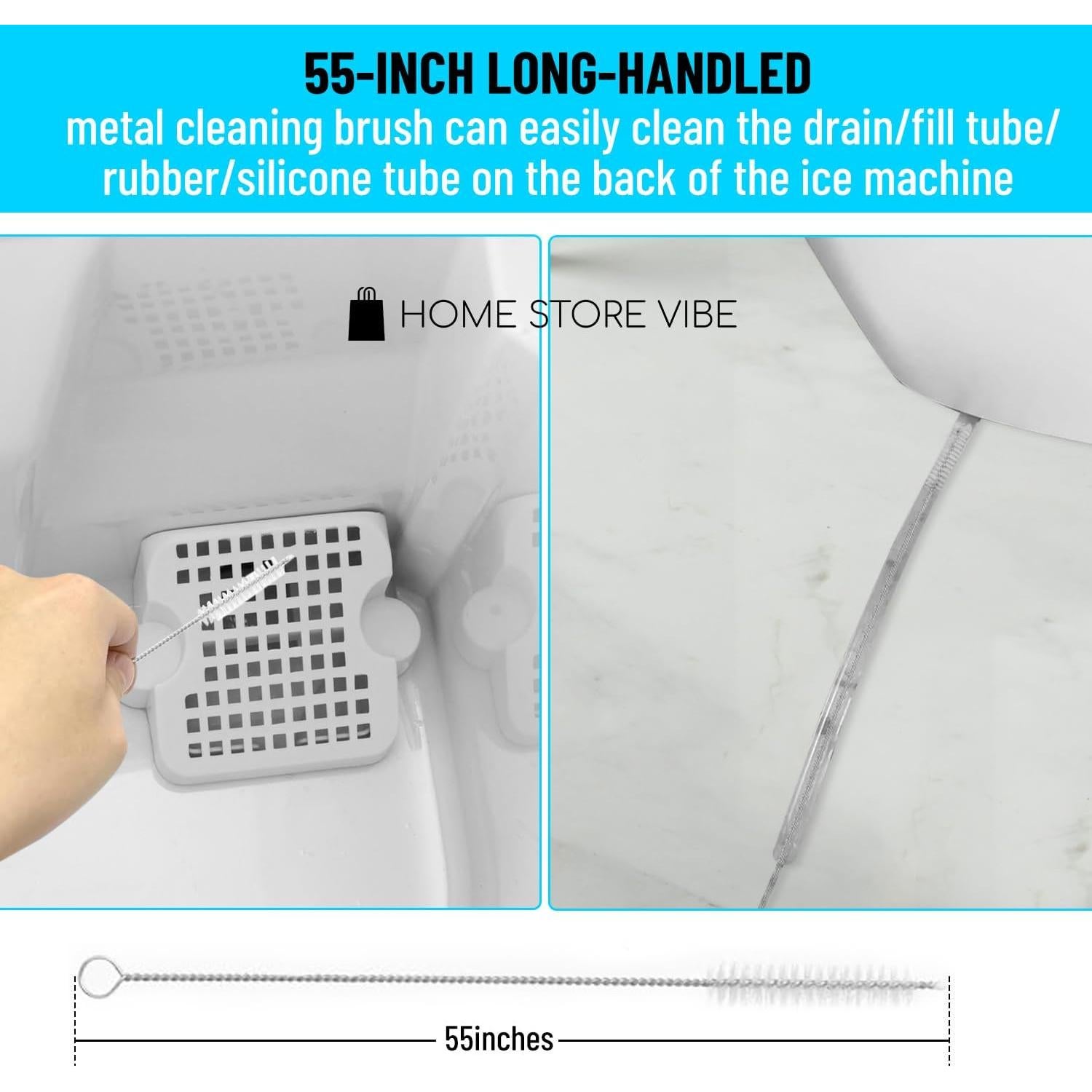 Juego de Cepillos de Limpieza para Máquinas de Hielo Home Store Vibe