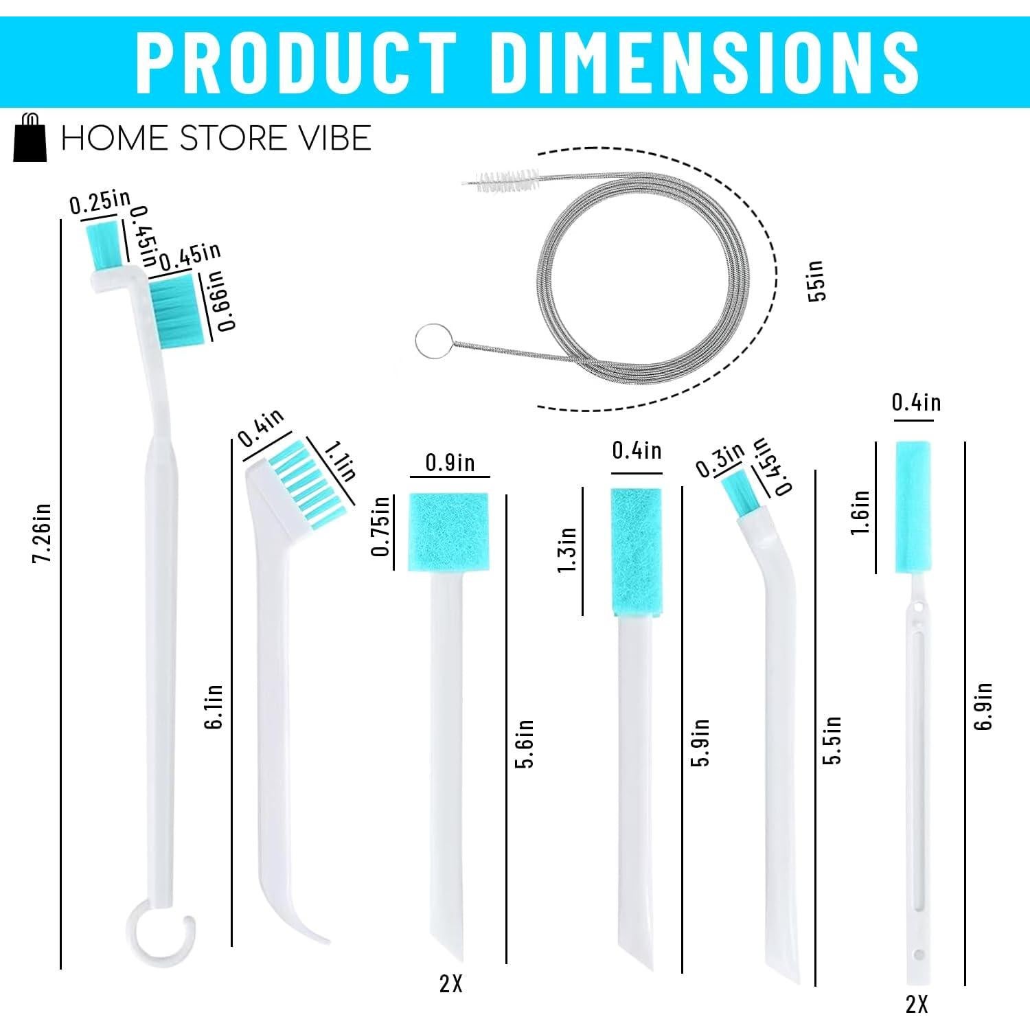 Juego de Cepillos de Limpieza para Máquinas de Hielo Home Store Vibe