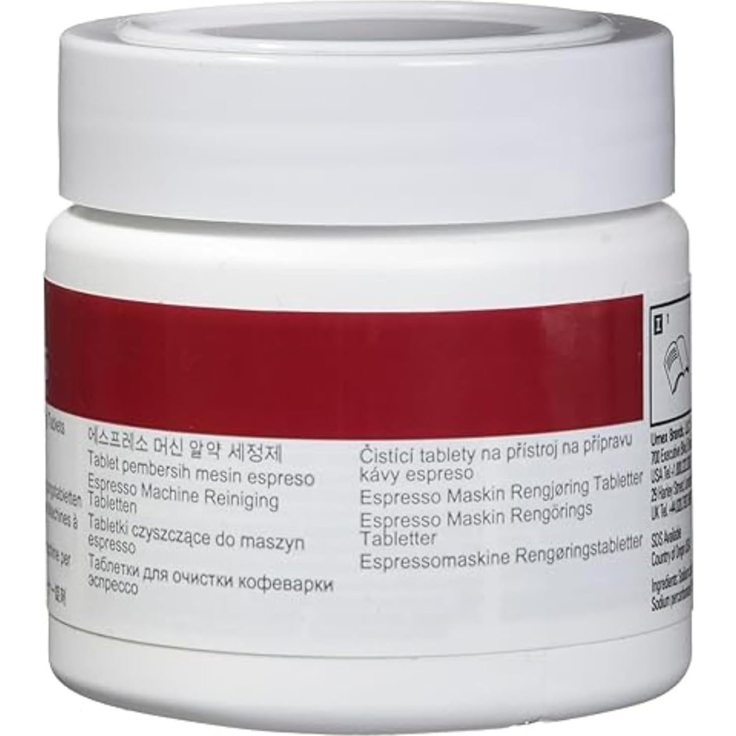 Tabletas de limpieza Urnex Cafiza para máquinas de espresso - 100 unidades