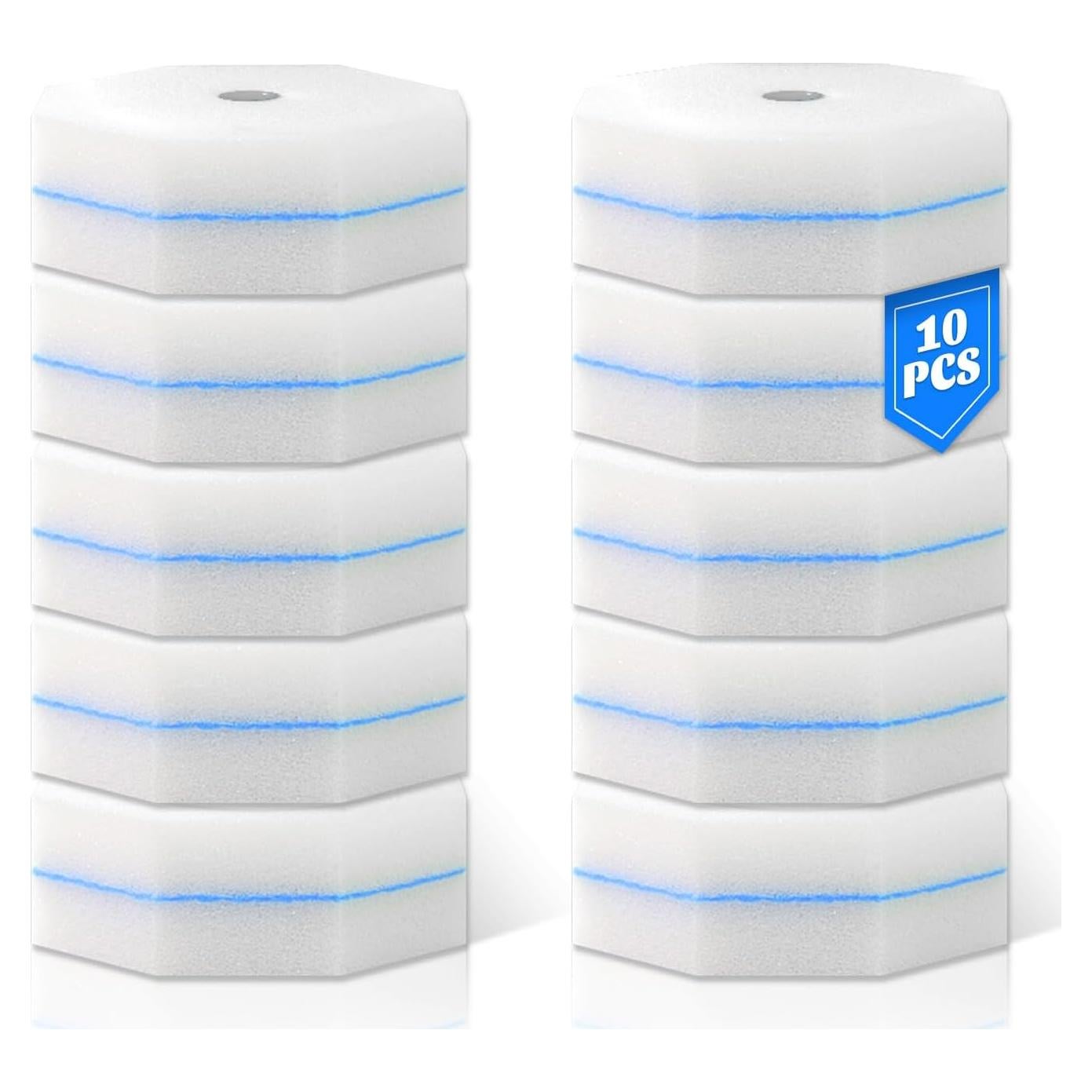 10 Recargas de Cabezas de Limpieza de Inodoro LYASILYHS