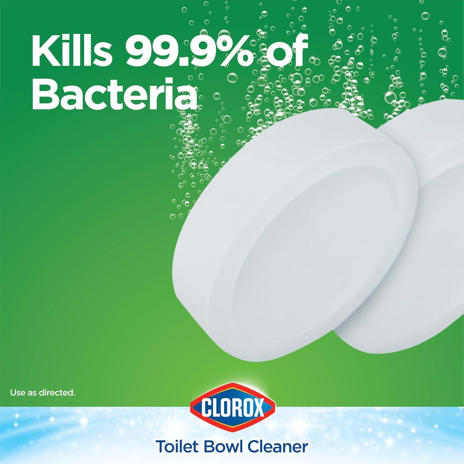 Tabletas de Inodoro Clorox Ultra Clean 4 Unidades 99.9% Bacterias