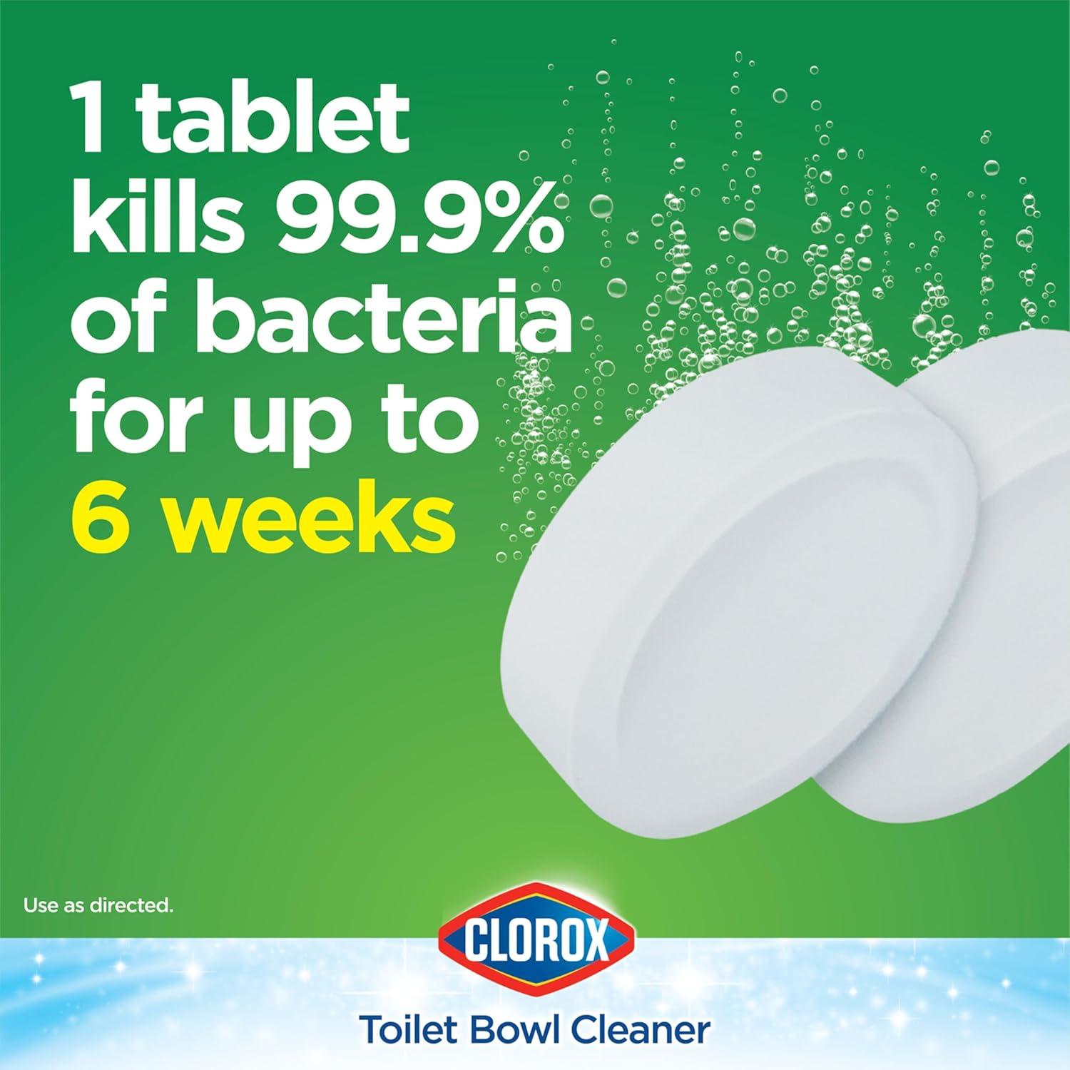 Tabletas de Inodoro Clorox Ultra Clean 4 Unidades 99.9% Bacterias