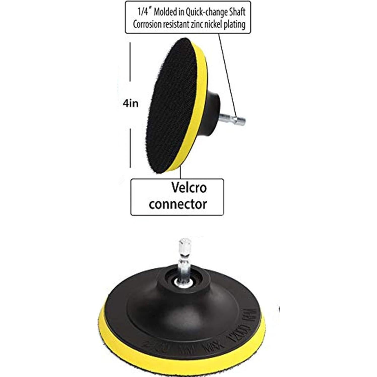 Cepillo de Azulejos HUAWELL 4" con 6 Almohadillas de Fregado