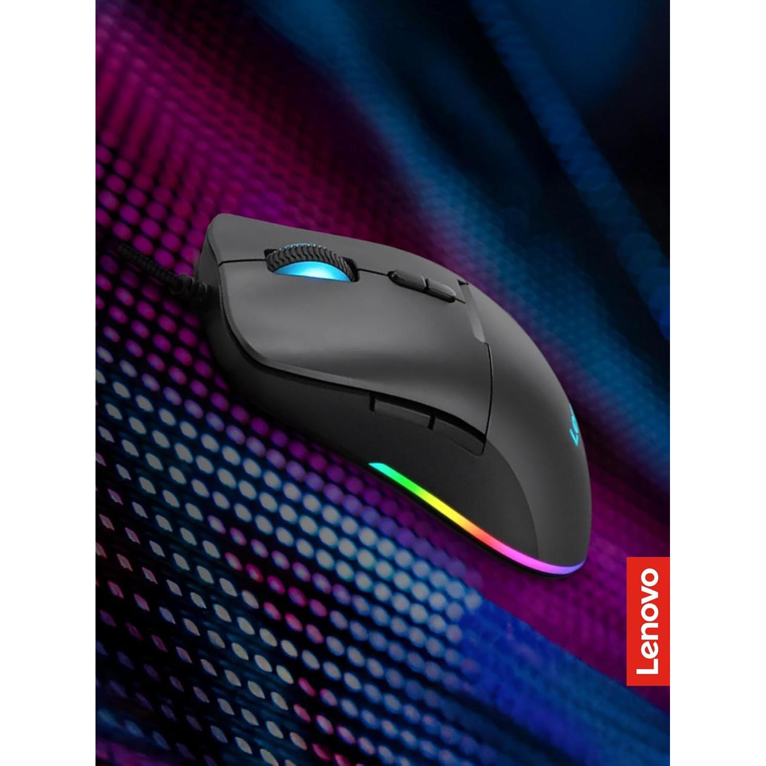 Ratón Gaming Lenovo M210 RGB 8000 DPI 7 Botones Programables