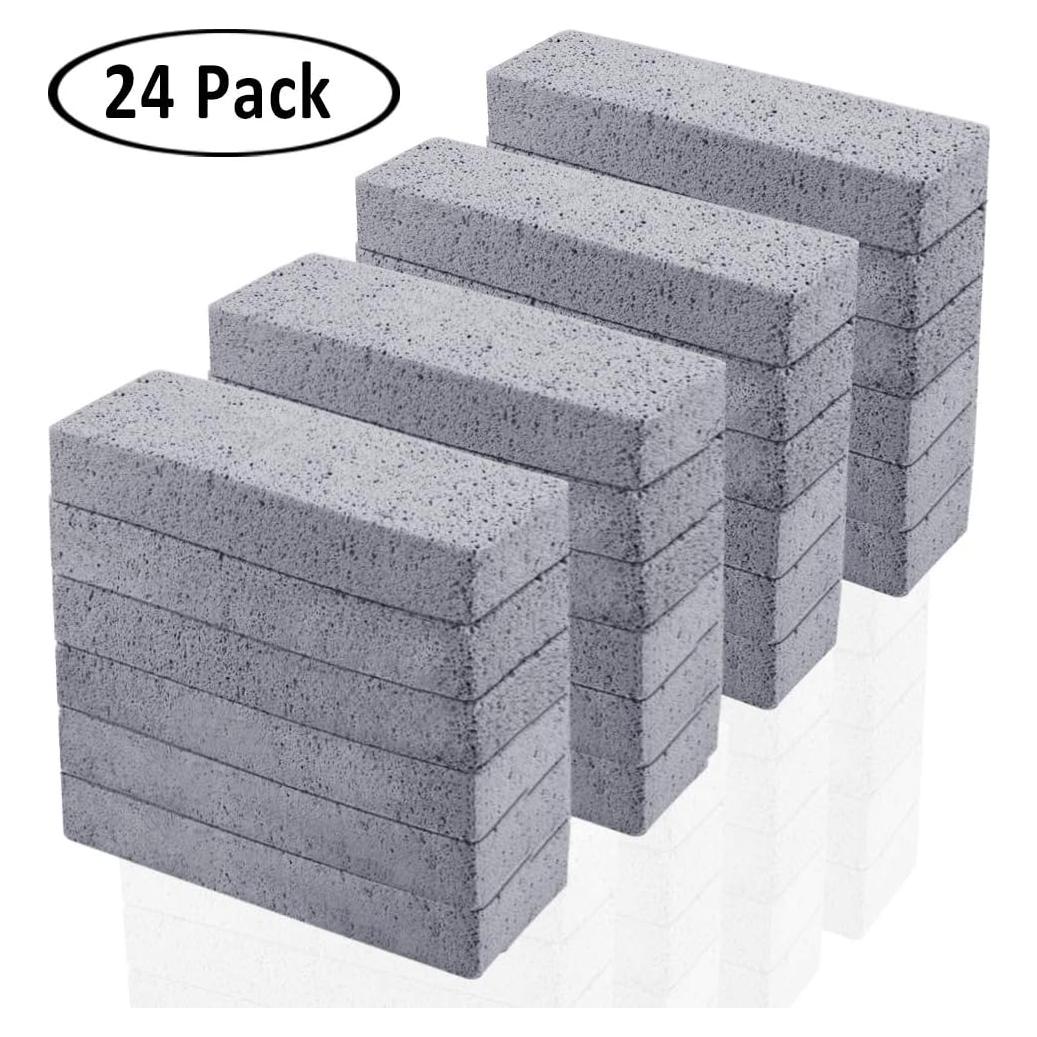 Paquete de 24 piedras pómex Kulannder para limpieza 15x3.6 cm