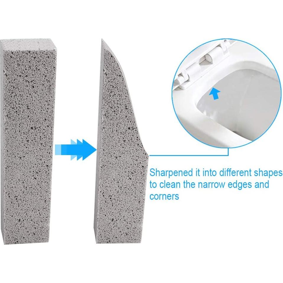 Paquete de 24 piedras pómex Kulannder para limpieza 15x3.6 cm