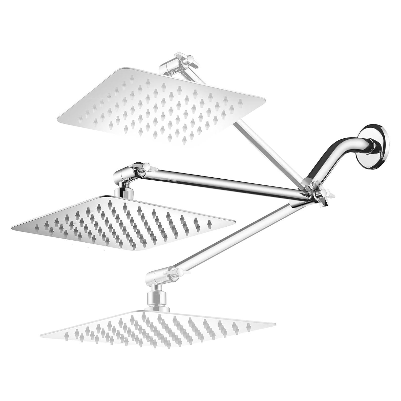 Cabezal de Ducha Cuadrado 10" HotelSpa de Acero Inoxidable