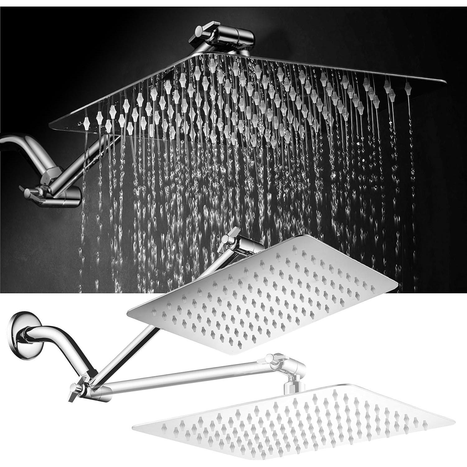 Cabezal de Ducha Cuadrado 10" HotelSpa de Acero Inoxidable