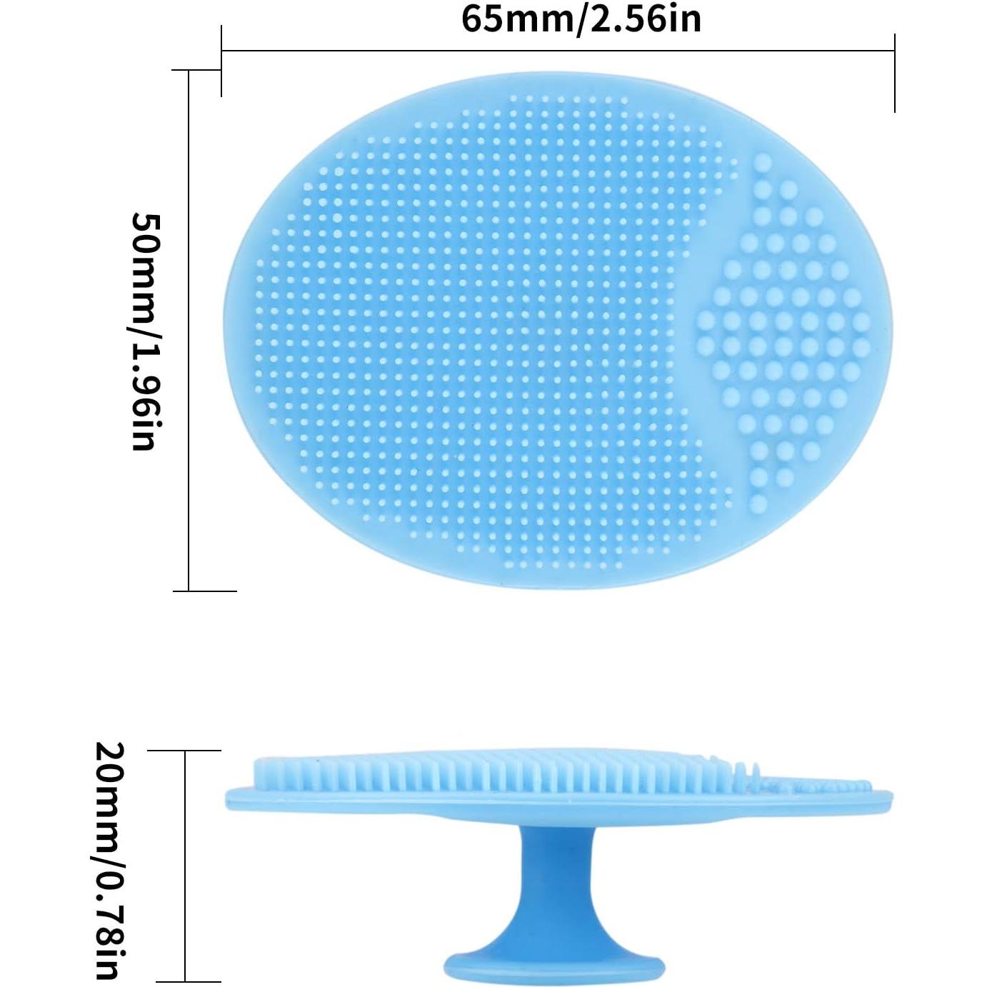 Cepillo Facial de Silicona Luckyiren - Exfoliador Multicolor 4 en 1