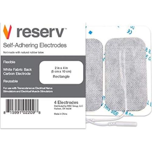 Electrodos Reutilizables Reserv 5x10 cm Autoadhesivos TENS/EMS (4 Pzs)