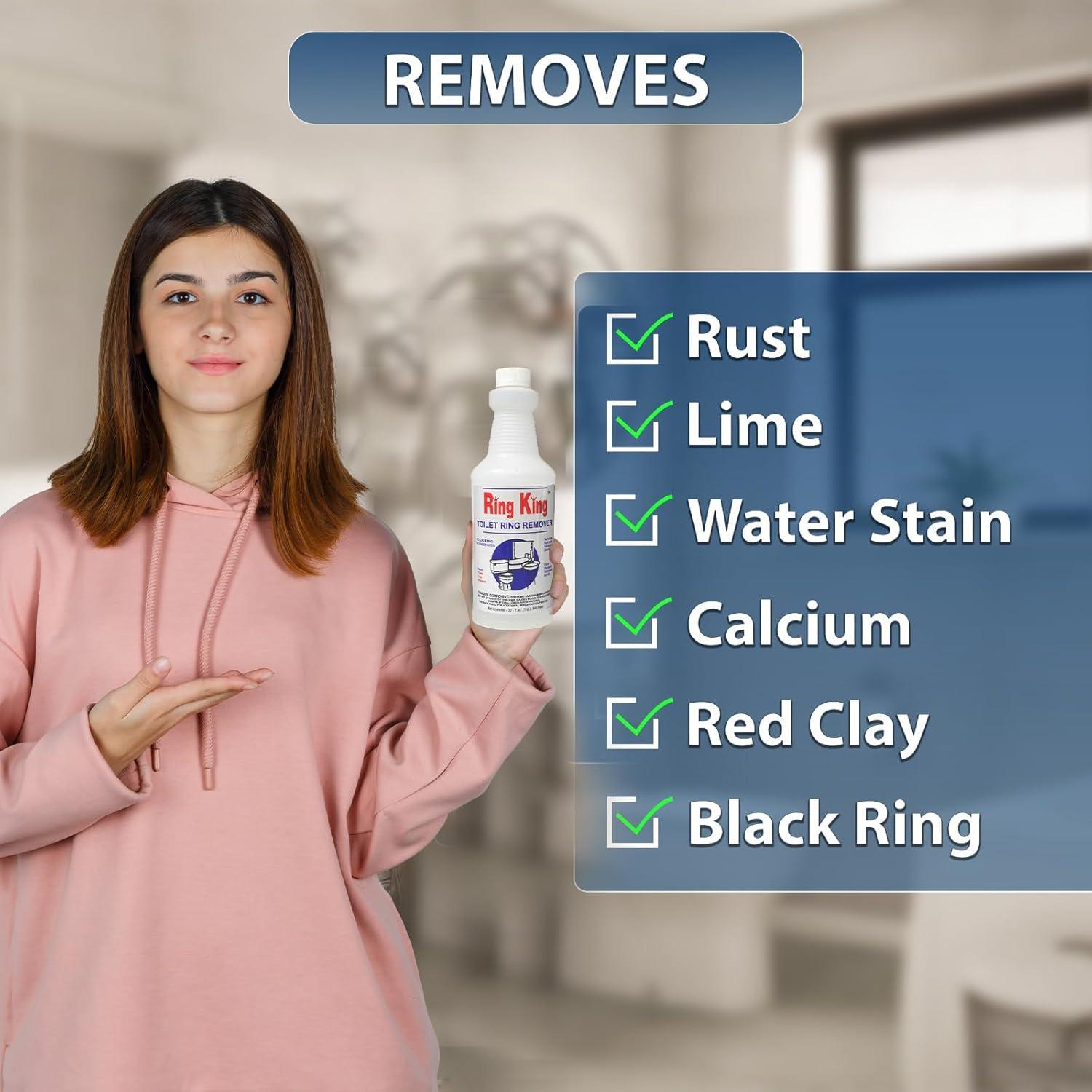 Limpiador de Inodoro Ring King Amazon 32oz Paquete de 2