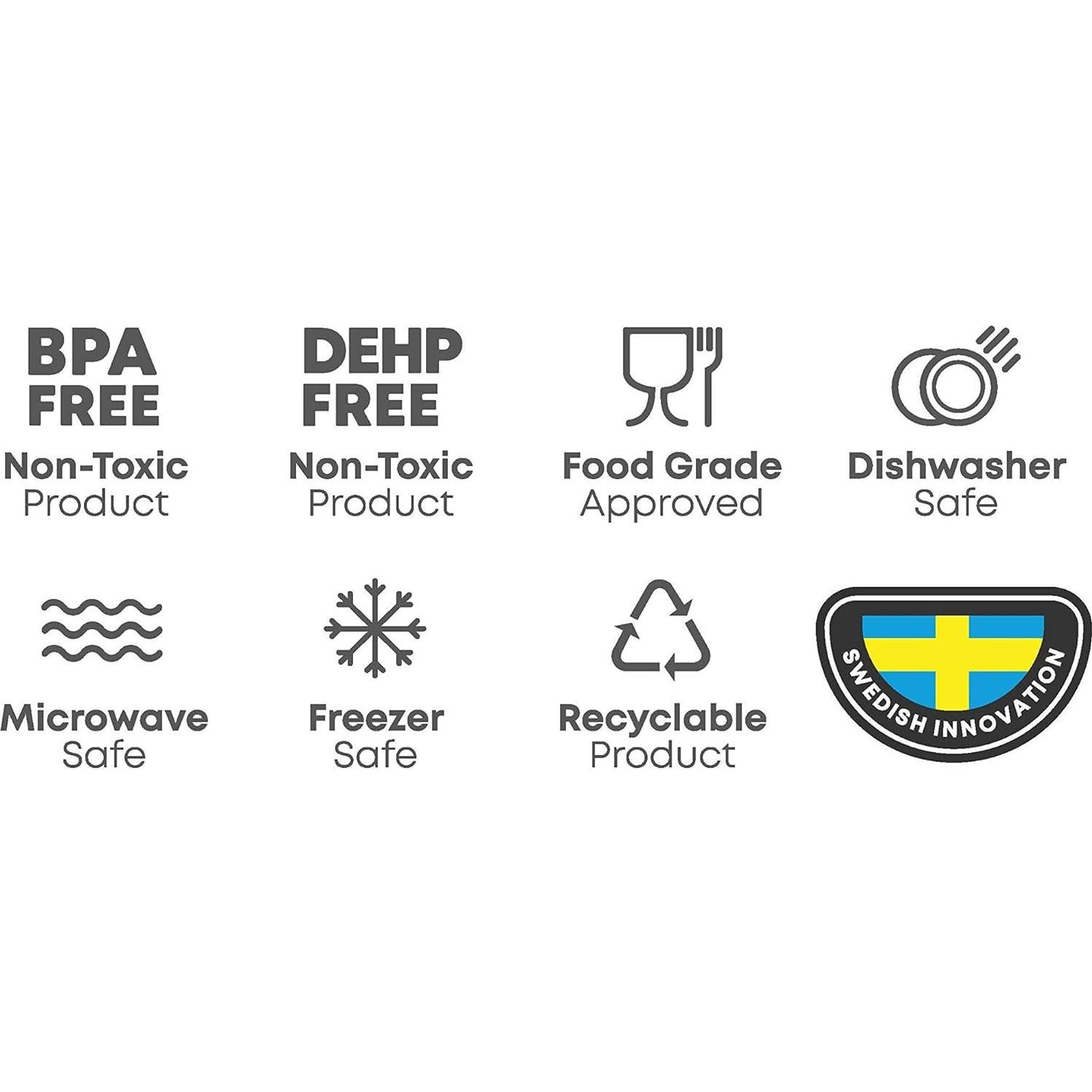 Botella Mezcladora Smartshake Original 20 oz Azul Neón