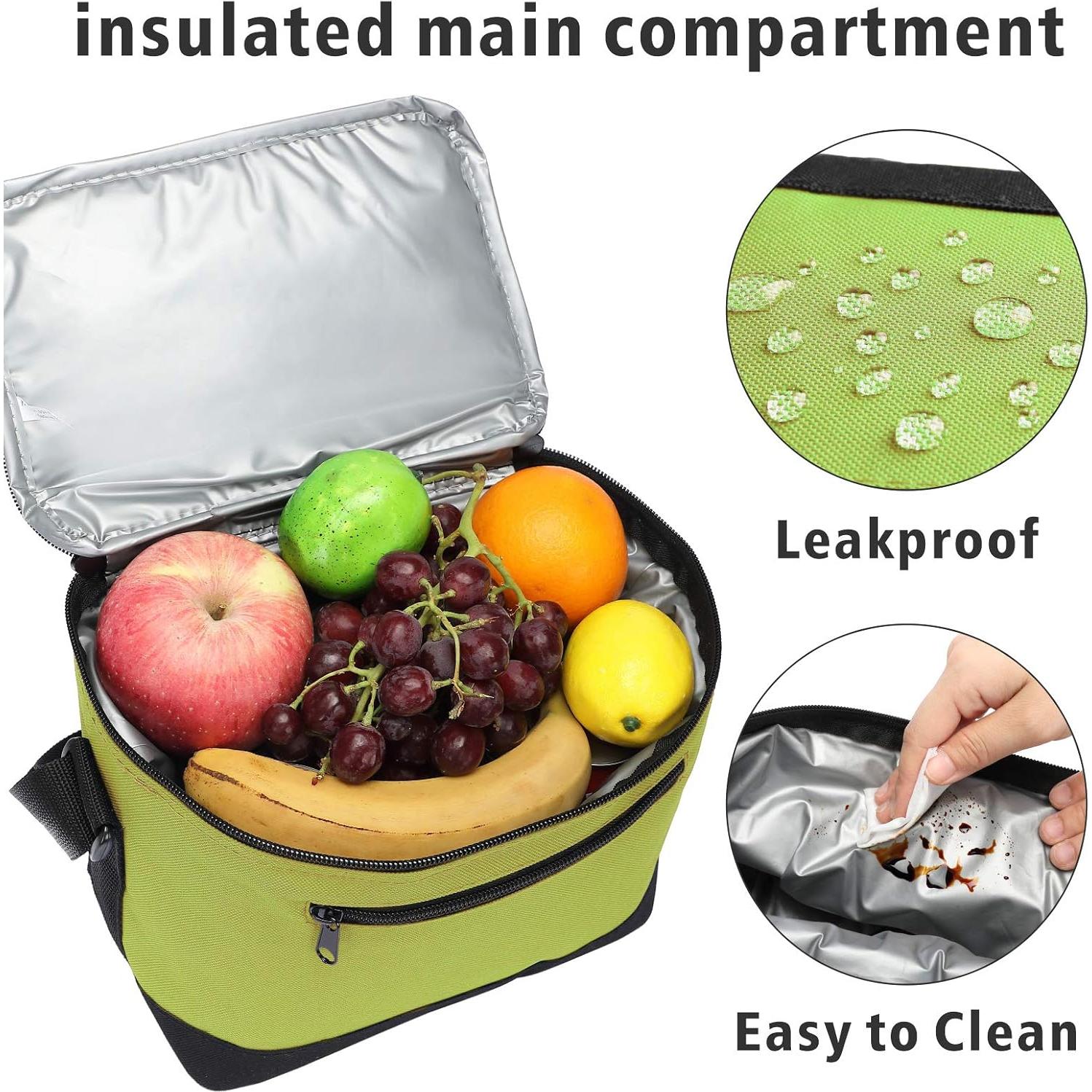 Bolsa de Almuerzo Térmica BuyAgain Verde Manzana 6L