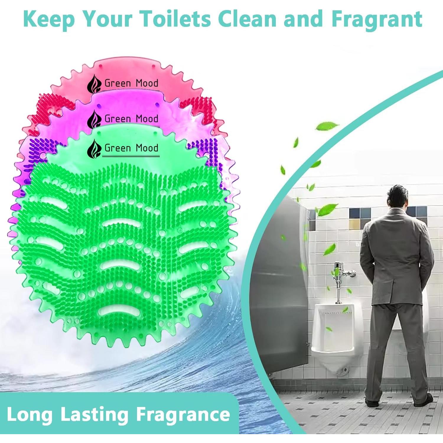 18 Mats Desodorantes para Urinario MEIZHIYUAN, 16cm