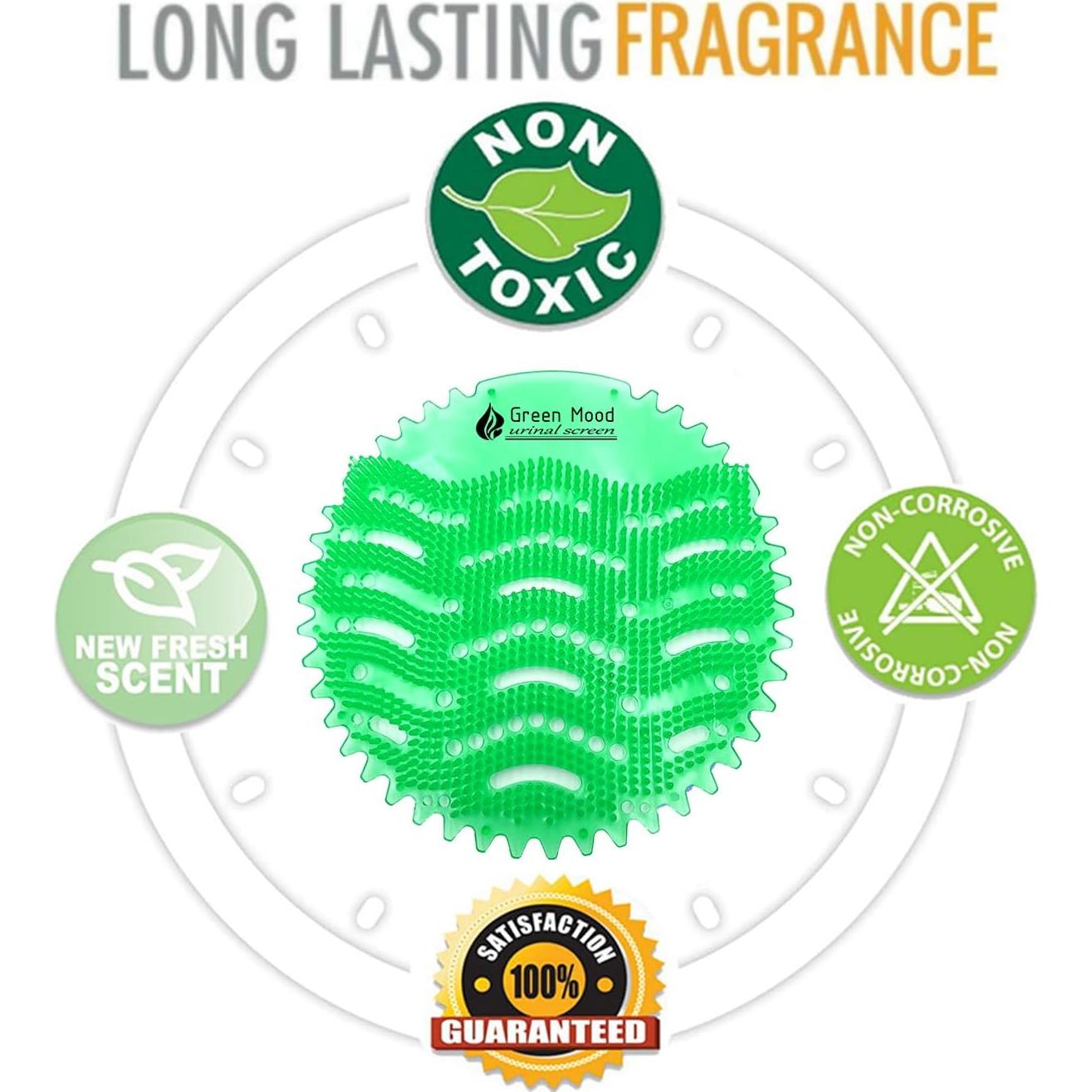 18 Mats Desodorantes para Urinario MEIZHIYUAN, 16cm