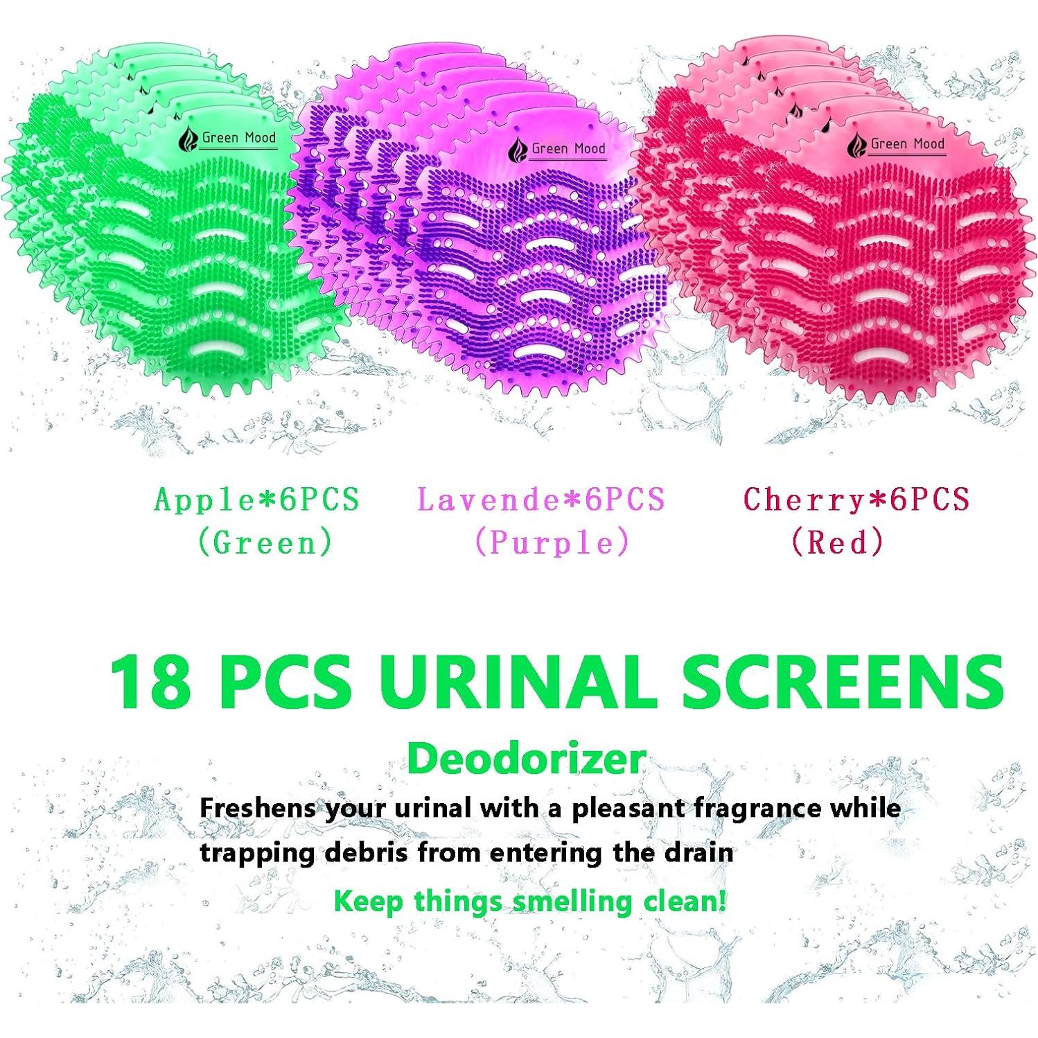 18 Mats Desodorantes para Urinario MEIZHIYUAN, 16cm