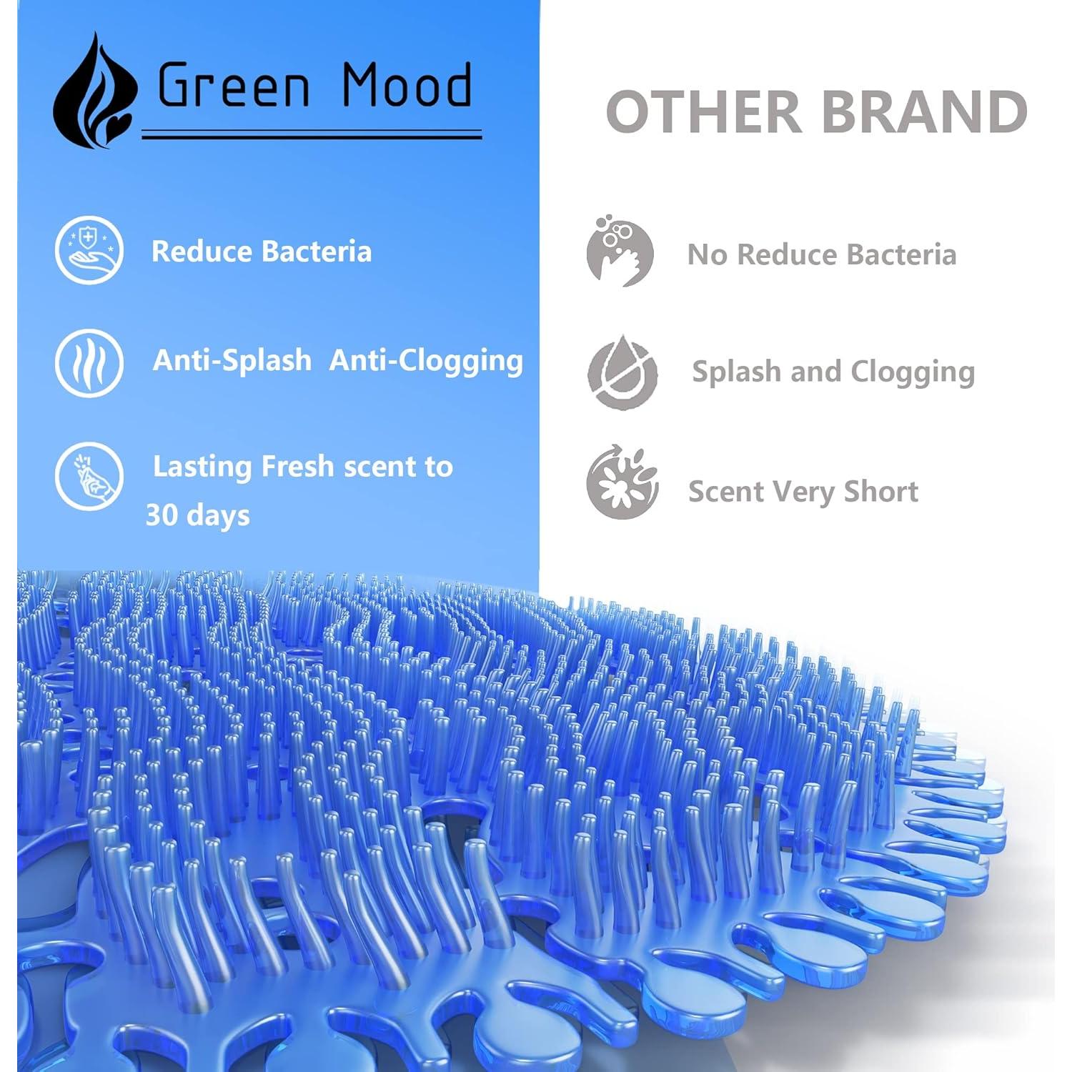 18 Mats Desodorantes para Urinario MEIZHIYUAN, 16cm