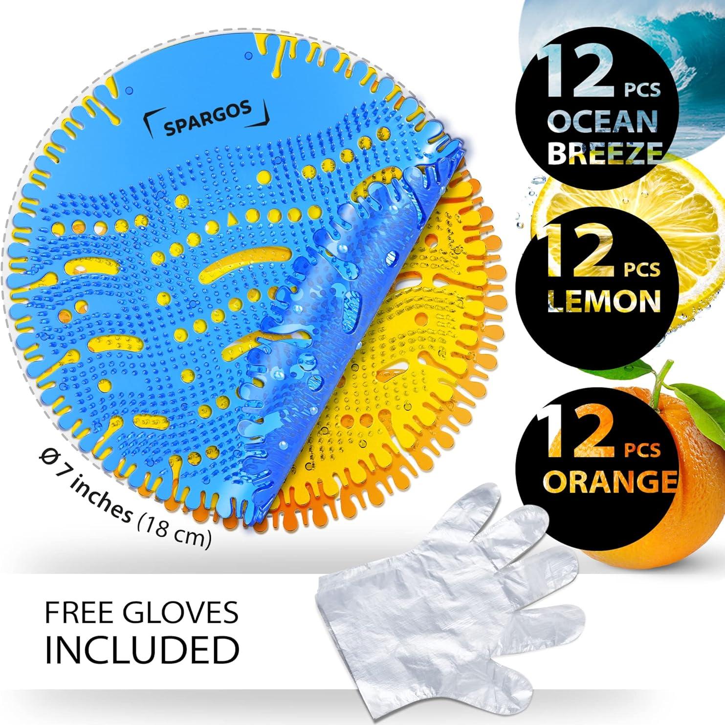 Desodorante de Urinal Spargos - 36 Almohadillas Aromáticas