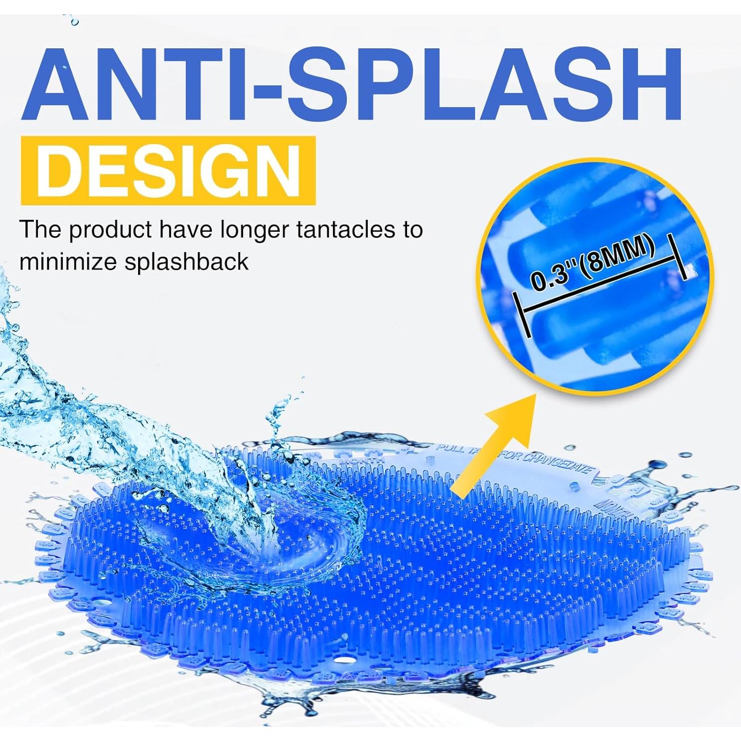 16 Pack Desodorante Pantalla de Orinal TENKAIWICK con Guantes