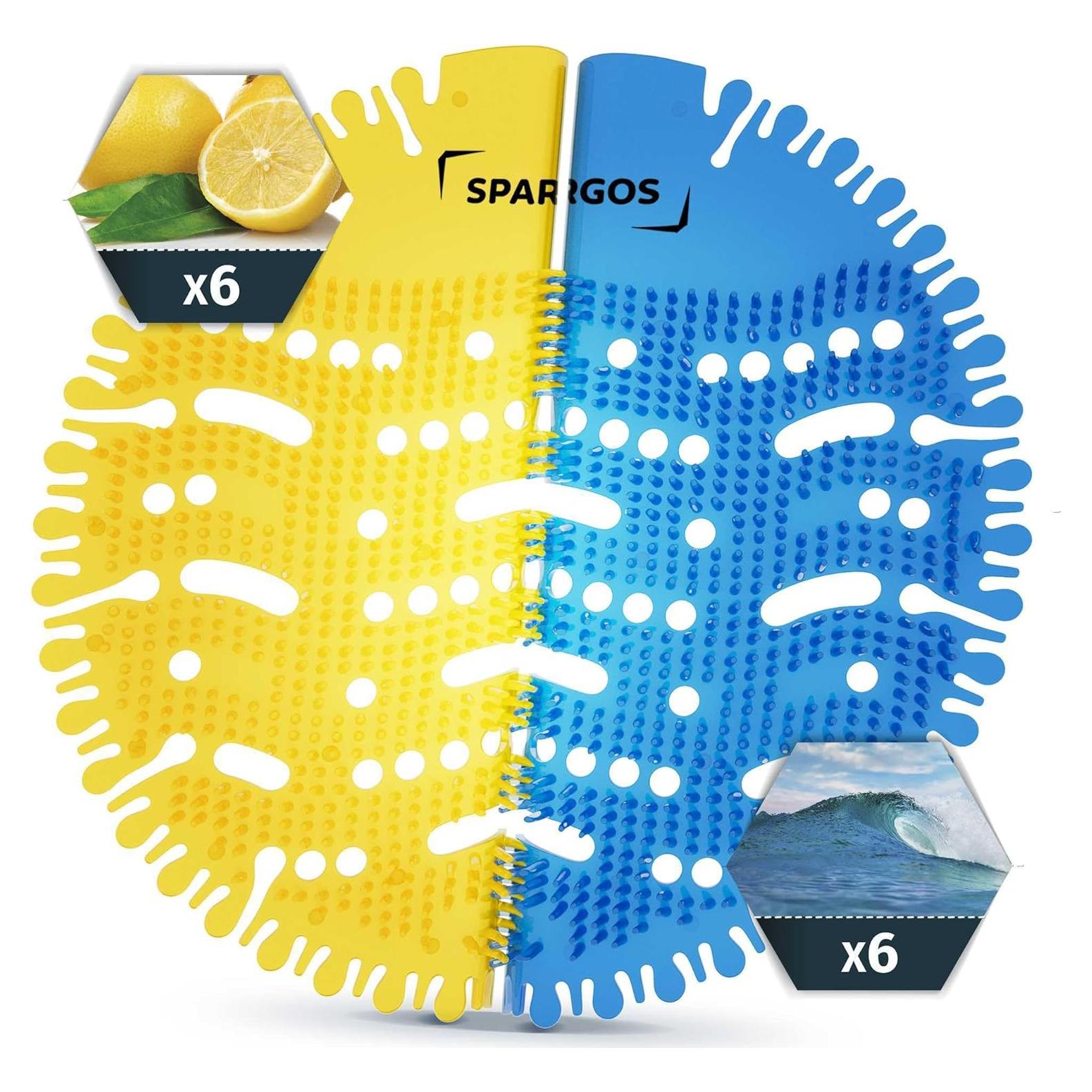 Desodorante de Urinal Spargos - Paquete de 12 Pastillas Aromáticas