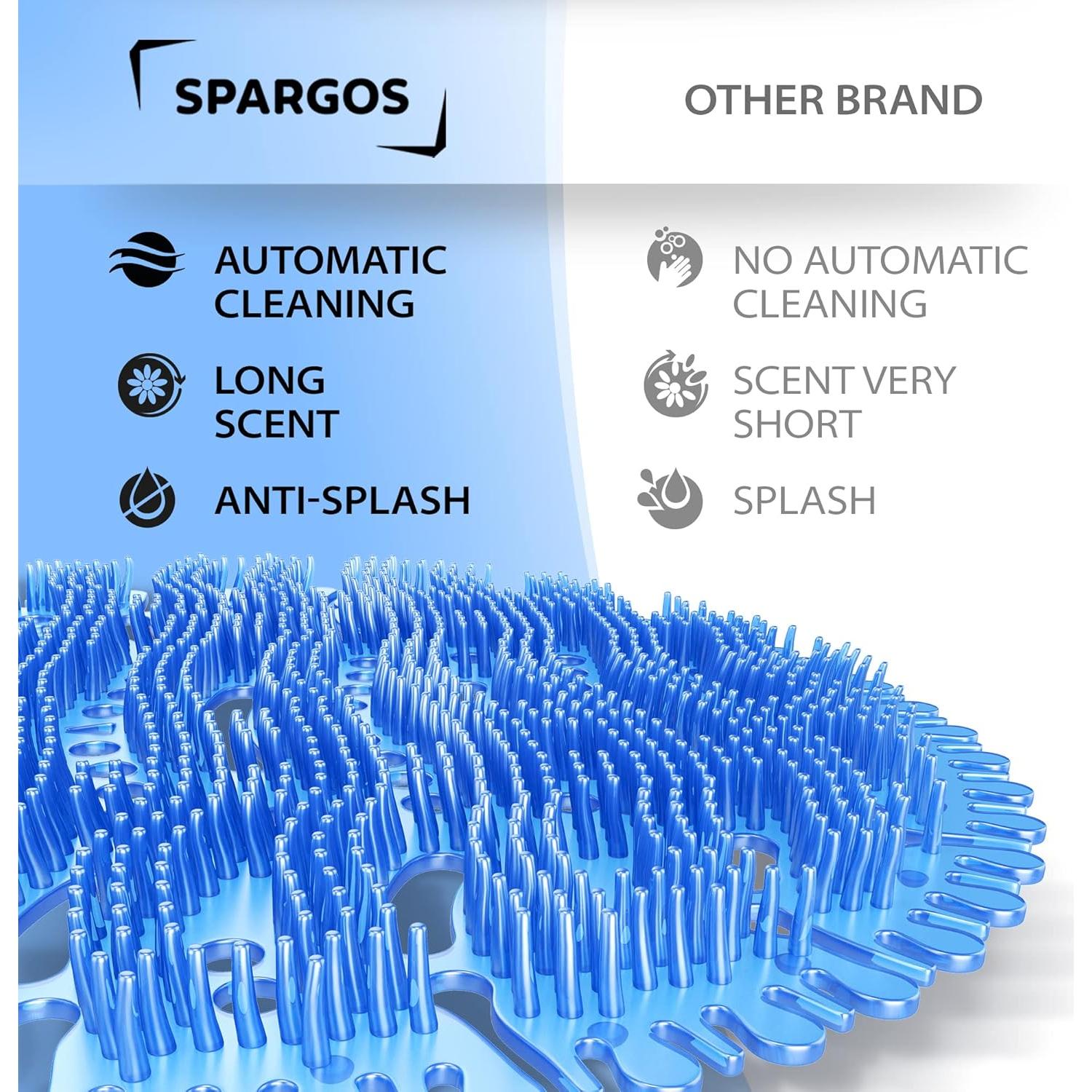 Desodorante de Urinal Spargos - Paquete de 12 Pastillas Aromáticas