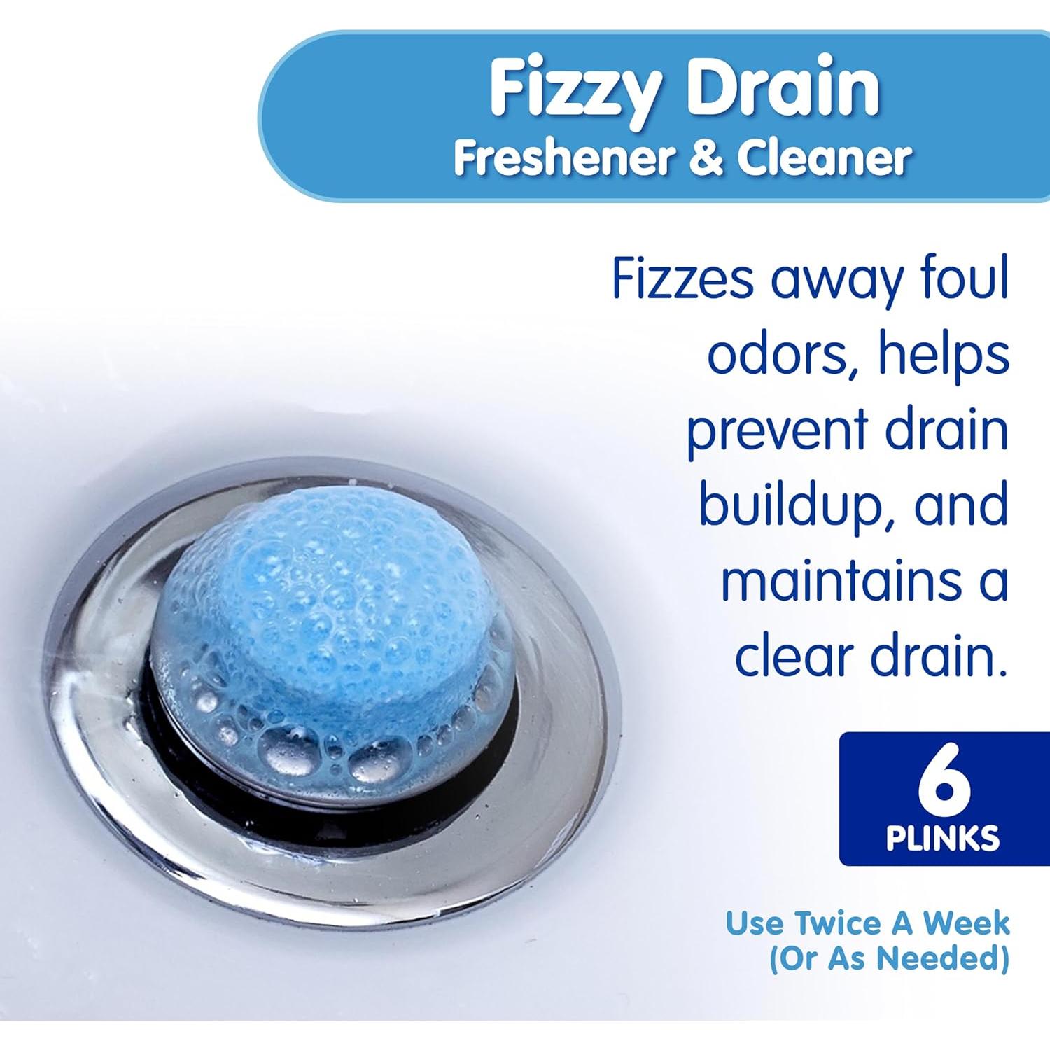 Plink Ambientador y Limpiador de Desagües Limón - 6 Tabletas