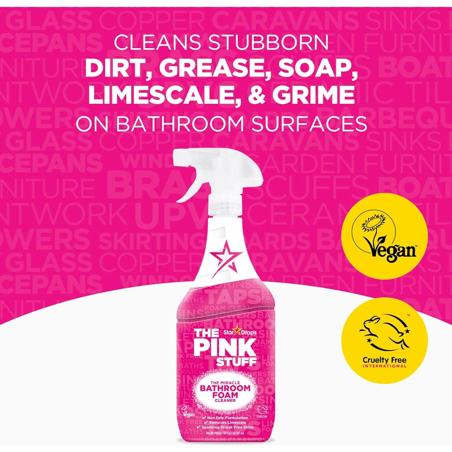 Limpiador de Espuma Milagroso The Pink Stuff 887 ml - Baño Impecable