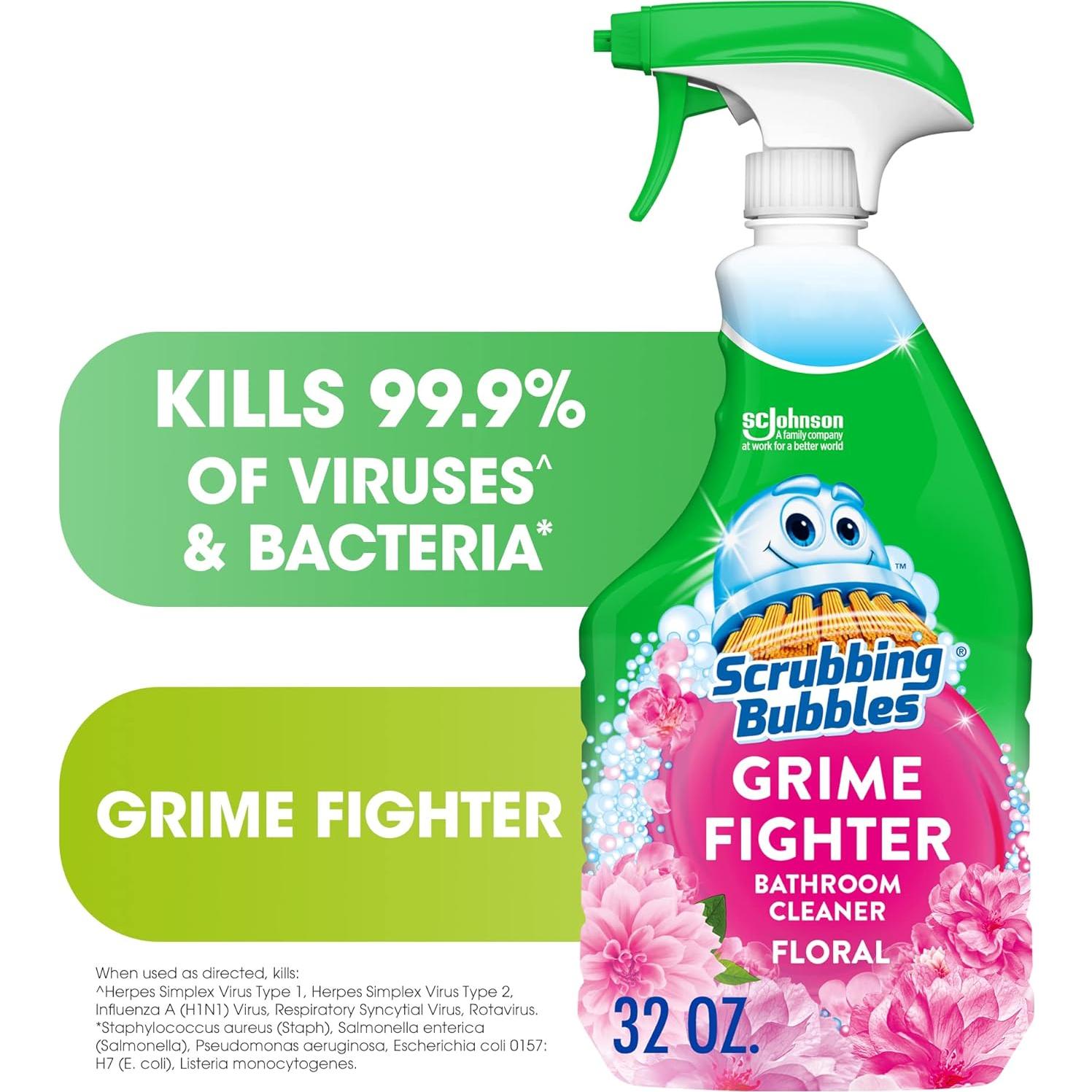 Spray Desinfectante para Baño Scrubbing Bubbles 32 oz Floral