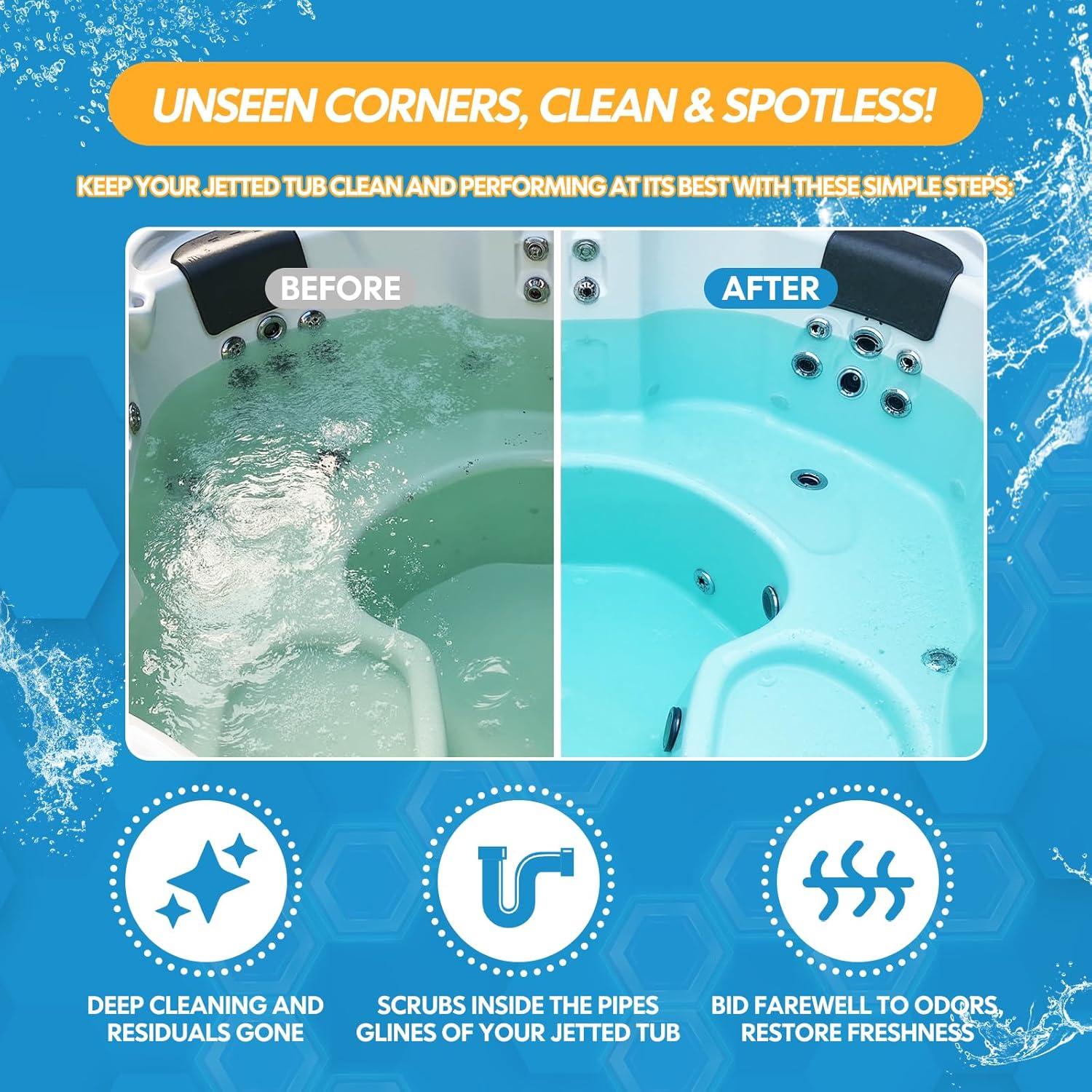 Limpiador de Bañera con Hidromasaje Yadool 480ml - Acción Rápida