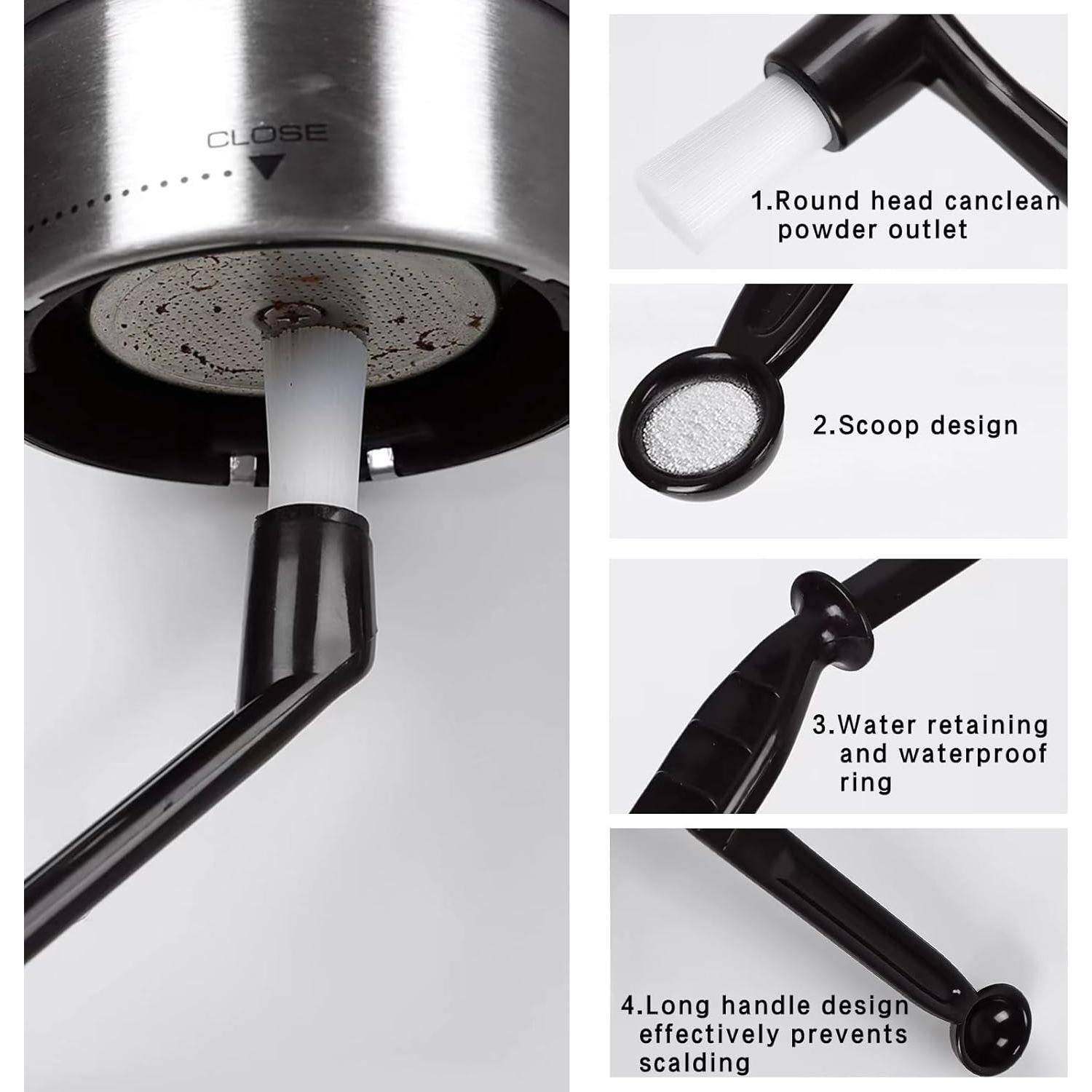 Set de 3 Cepillos de Limpieza para Máquina de Café - Kitnish