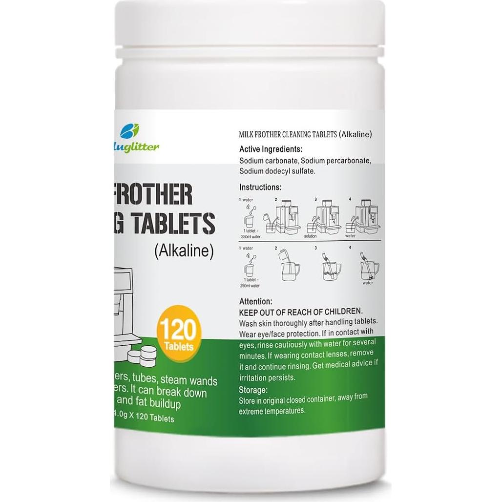 Tabletas Limpiadoras de Espumadores de Leche Junjing 4g - 20 Unidades