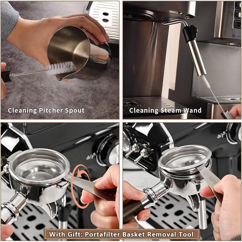 Cepillo de Limpieza para Máquina de Espresso CAFEMASY 5 Piezas