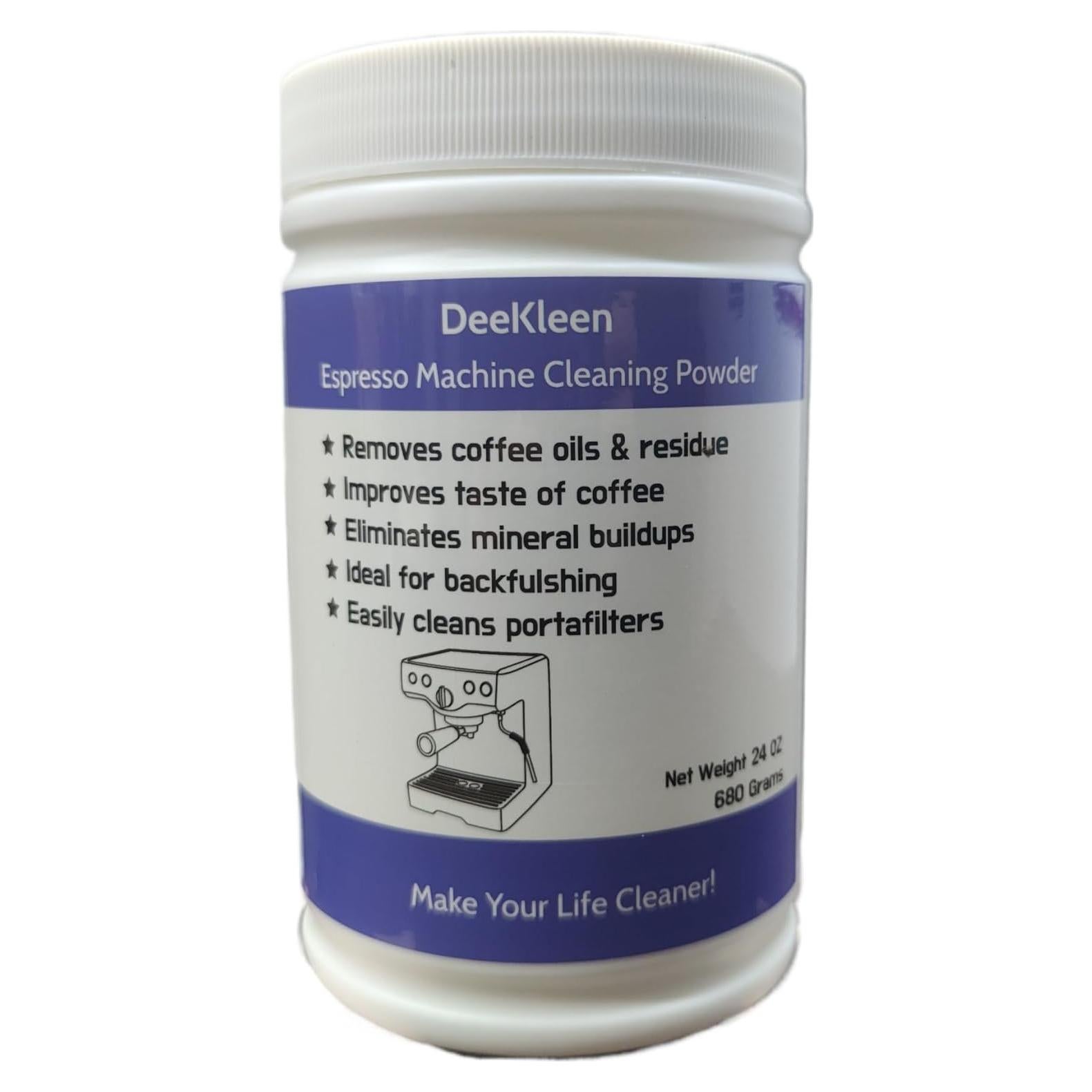 Polvo de limpieza para máquina de café espresso DeeKleen 680g