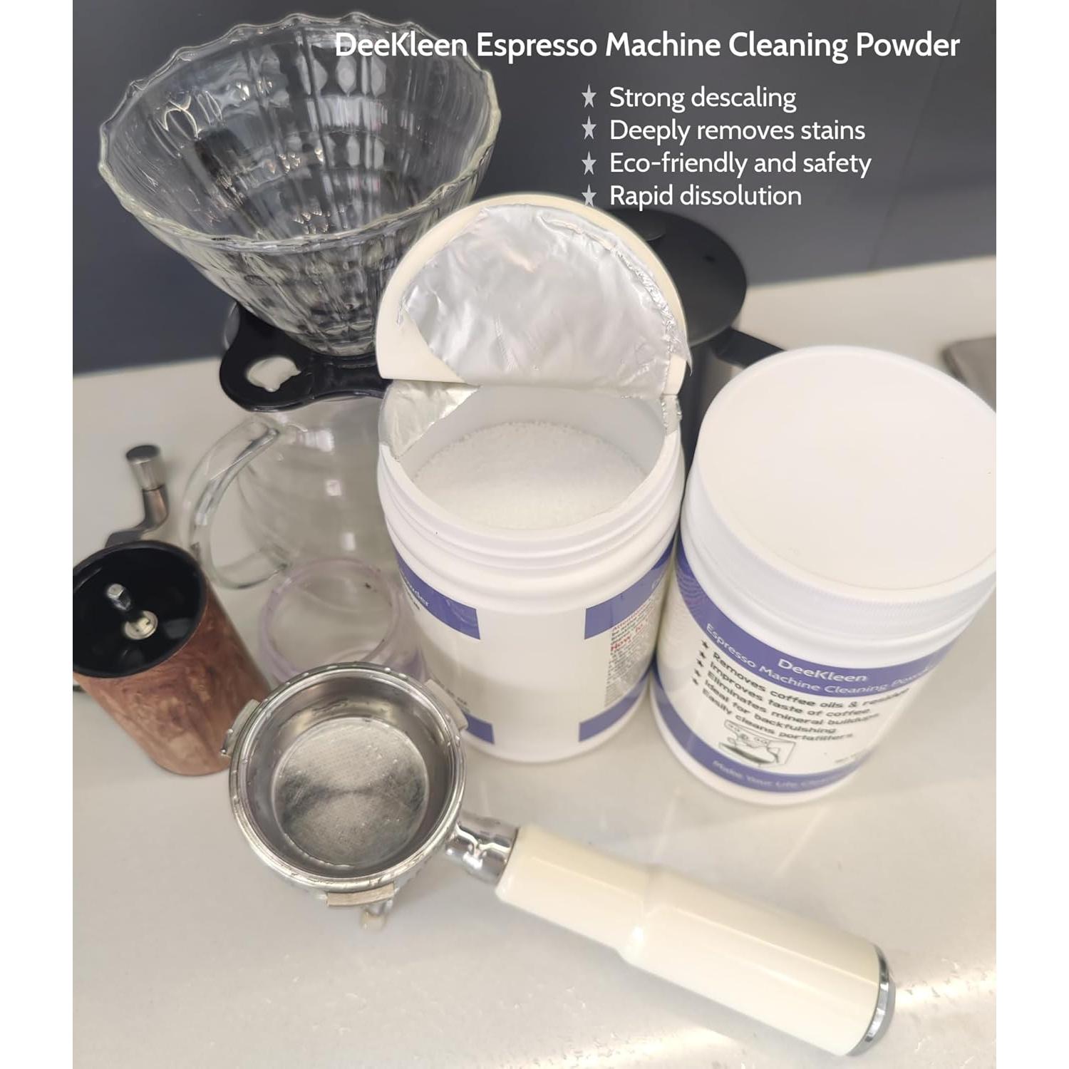 Polvo de limpieza para máquina de café espresso DeeKleen 680g