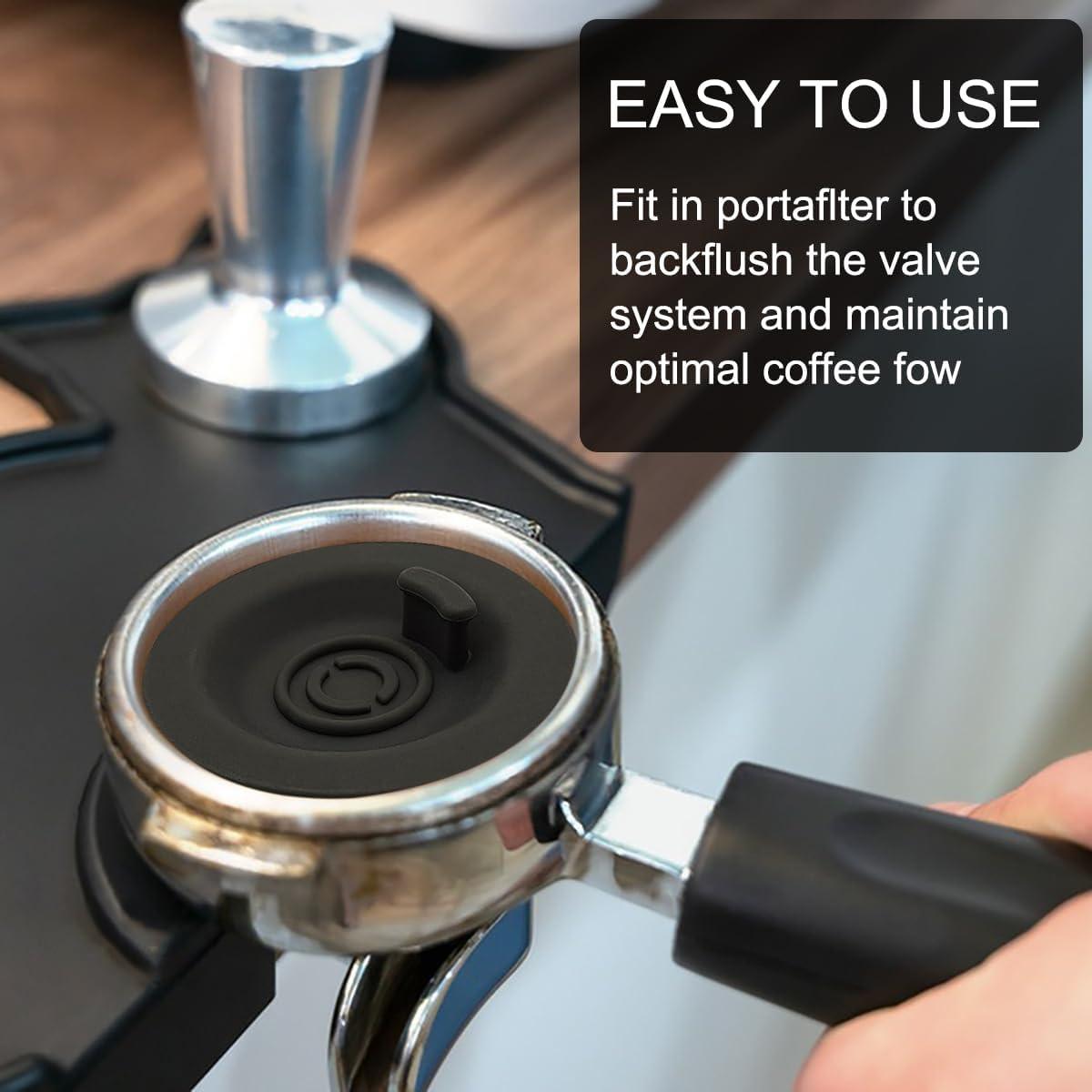 Paquete de 2 discos de limpieza y cepillo para espresso Breville