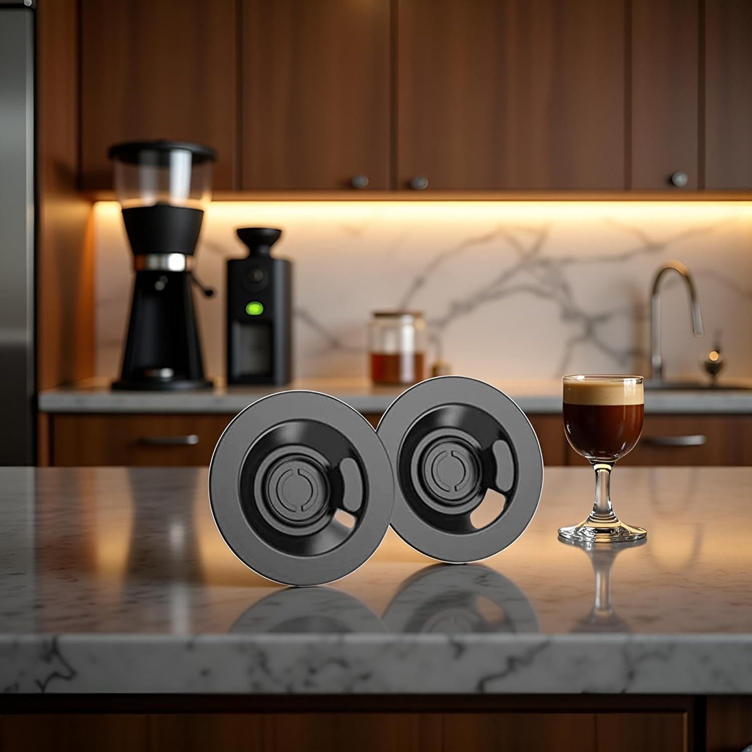 Discos de Limpieza de Espresso DPWOUM 54mm - 2 Piezas