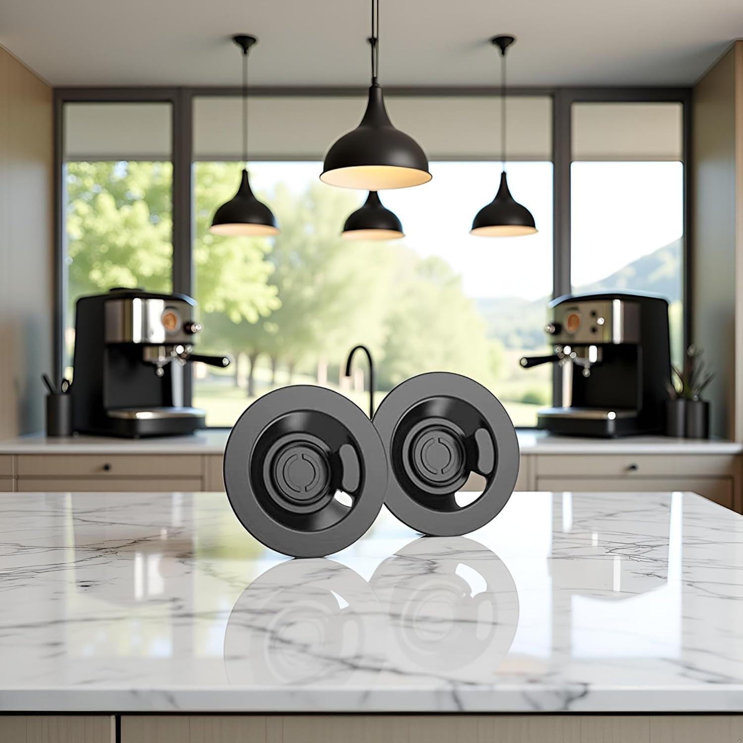 Discos de Limpieza de Espresso DPWOUM 54mm - 2 Piezas