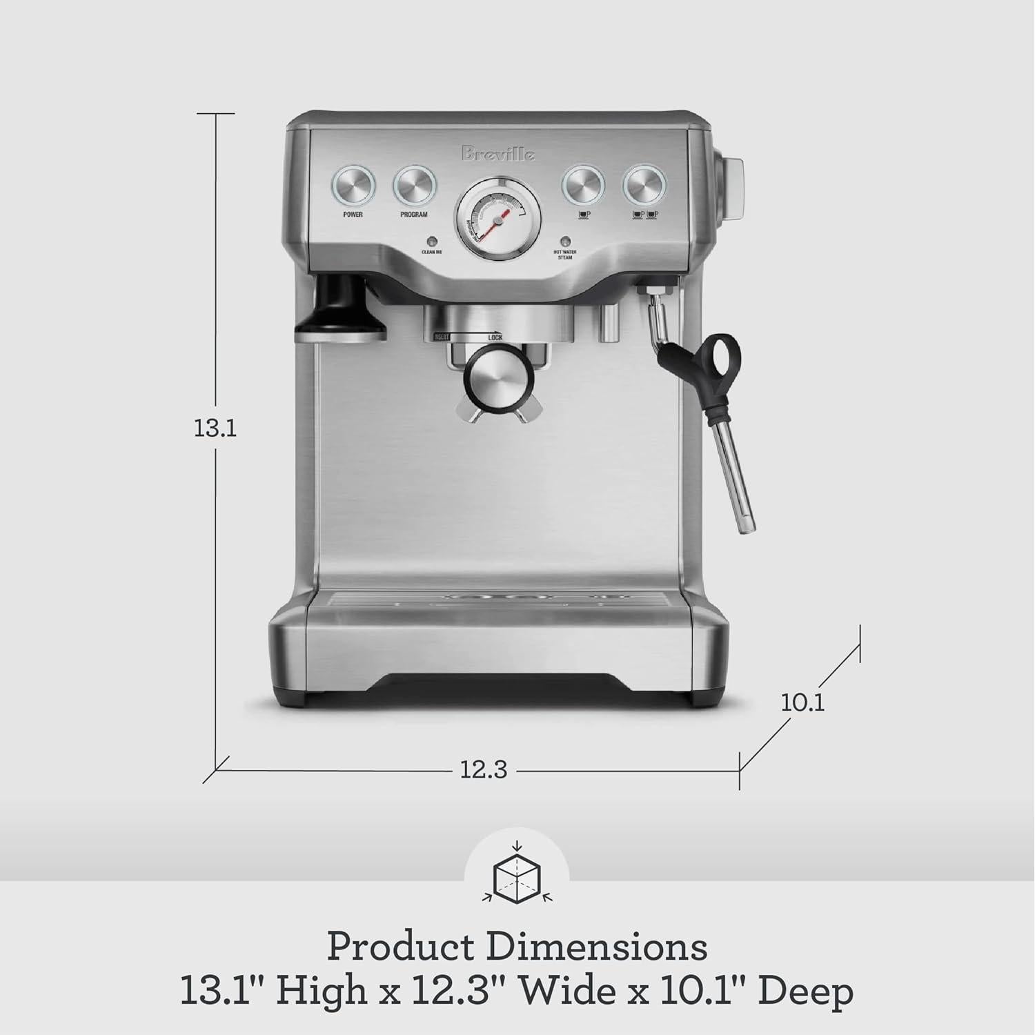 Máquina de Espresso Breville Infuser BES840XL Acero Inoxidable