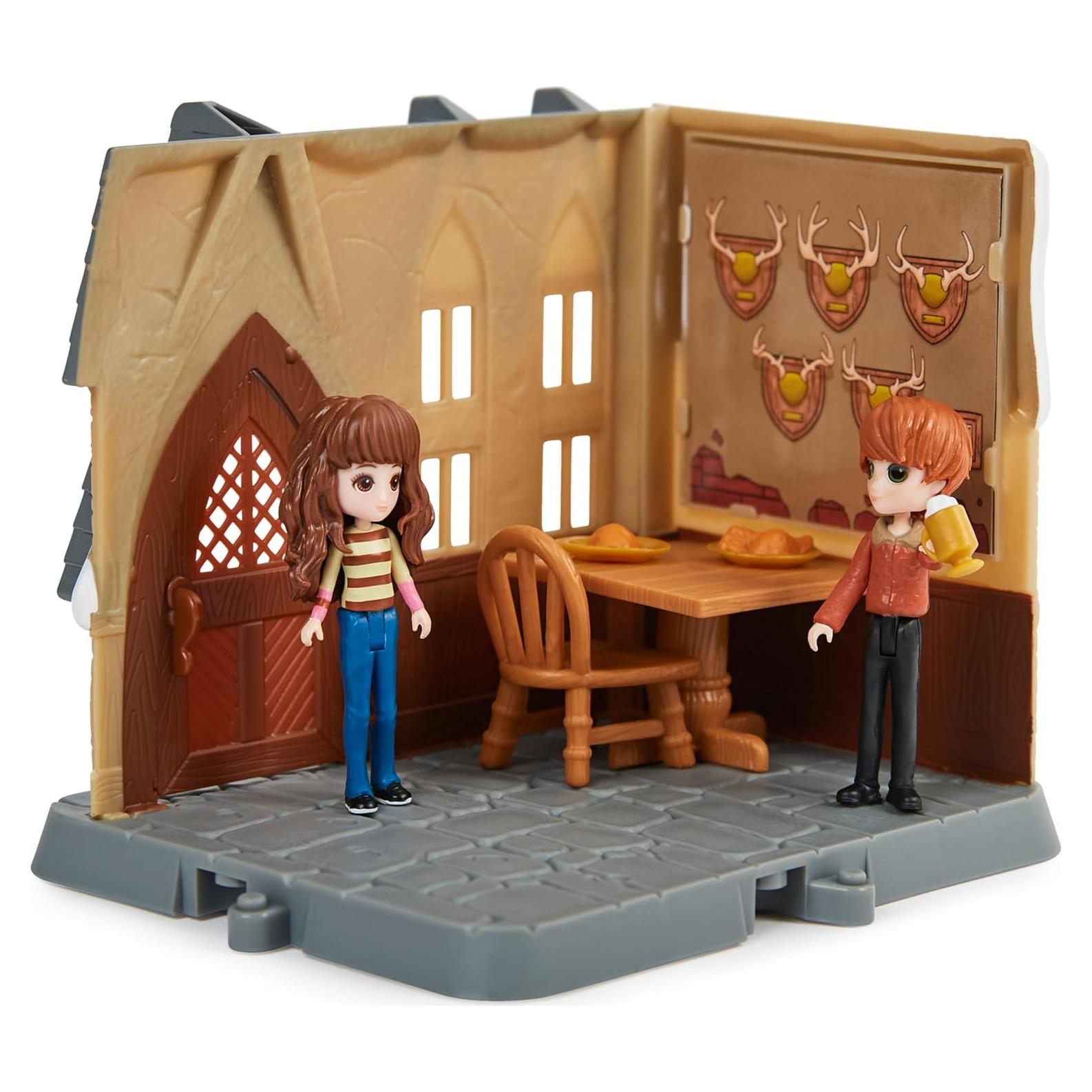 Set de Juego Tres Escobas Mágicas Harry Potter con Figuras