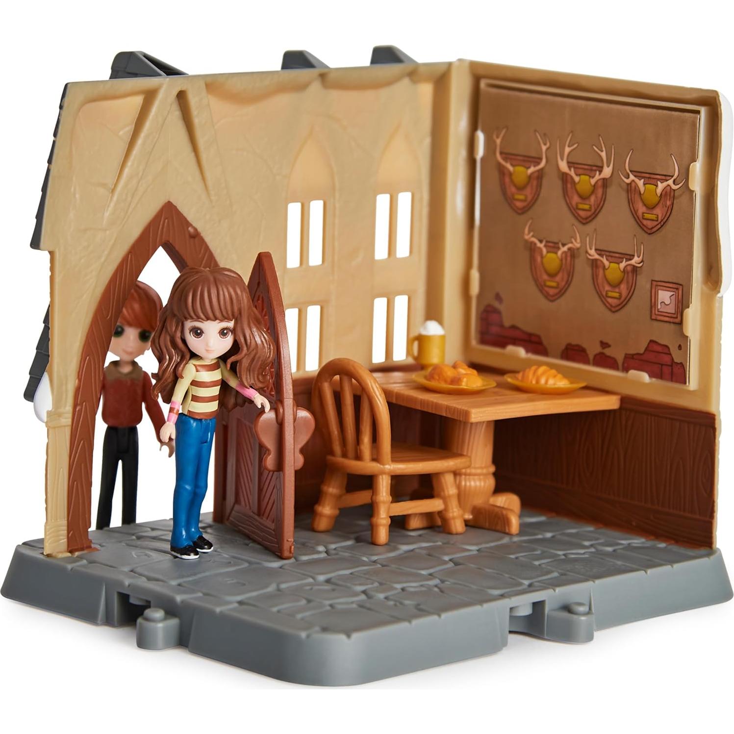 Set de Juego Tres Escobas Mágicas Harry Potter con Figuras