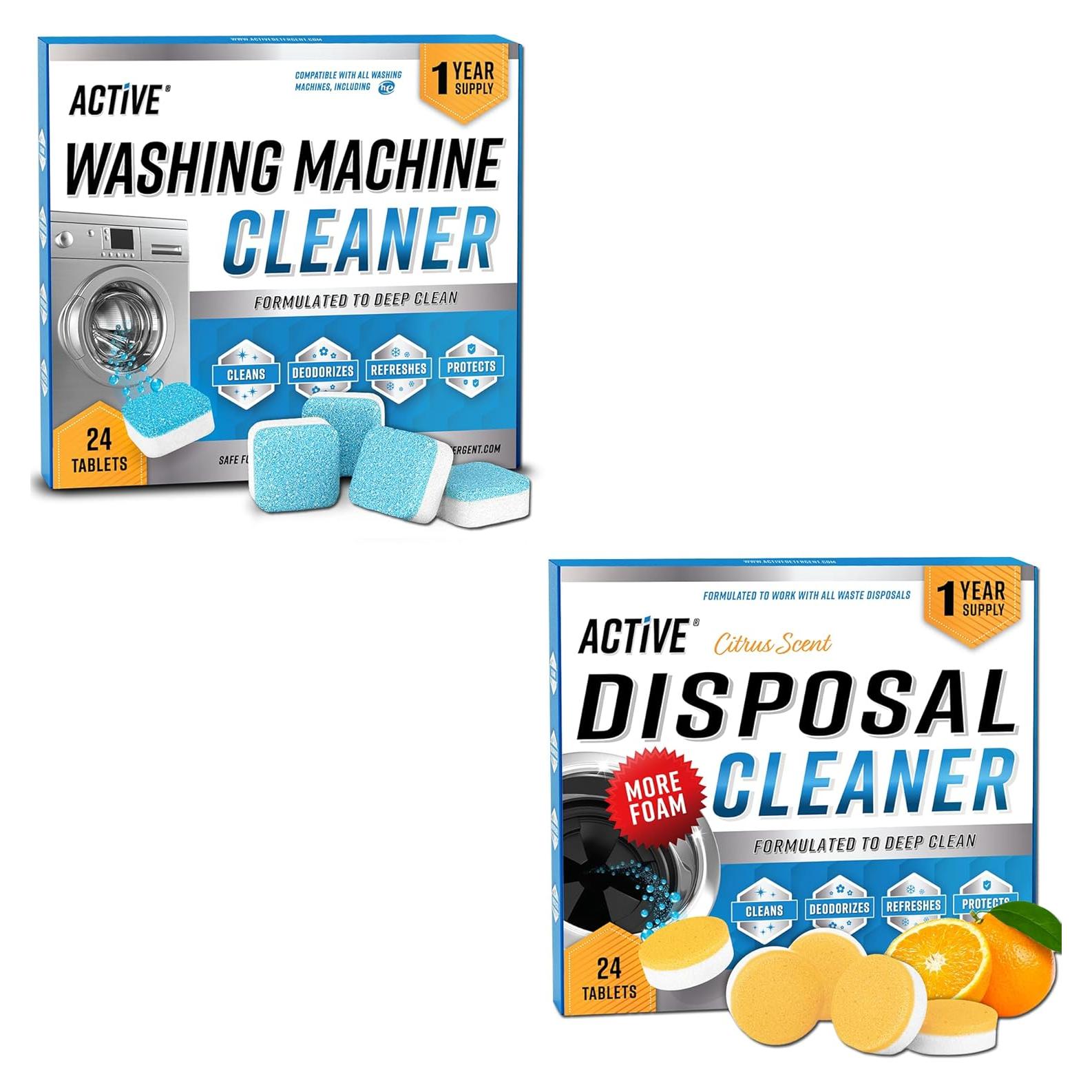 Tabletas de Limpieza Active 48 Unidades - Desincrustante y Desodorante