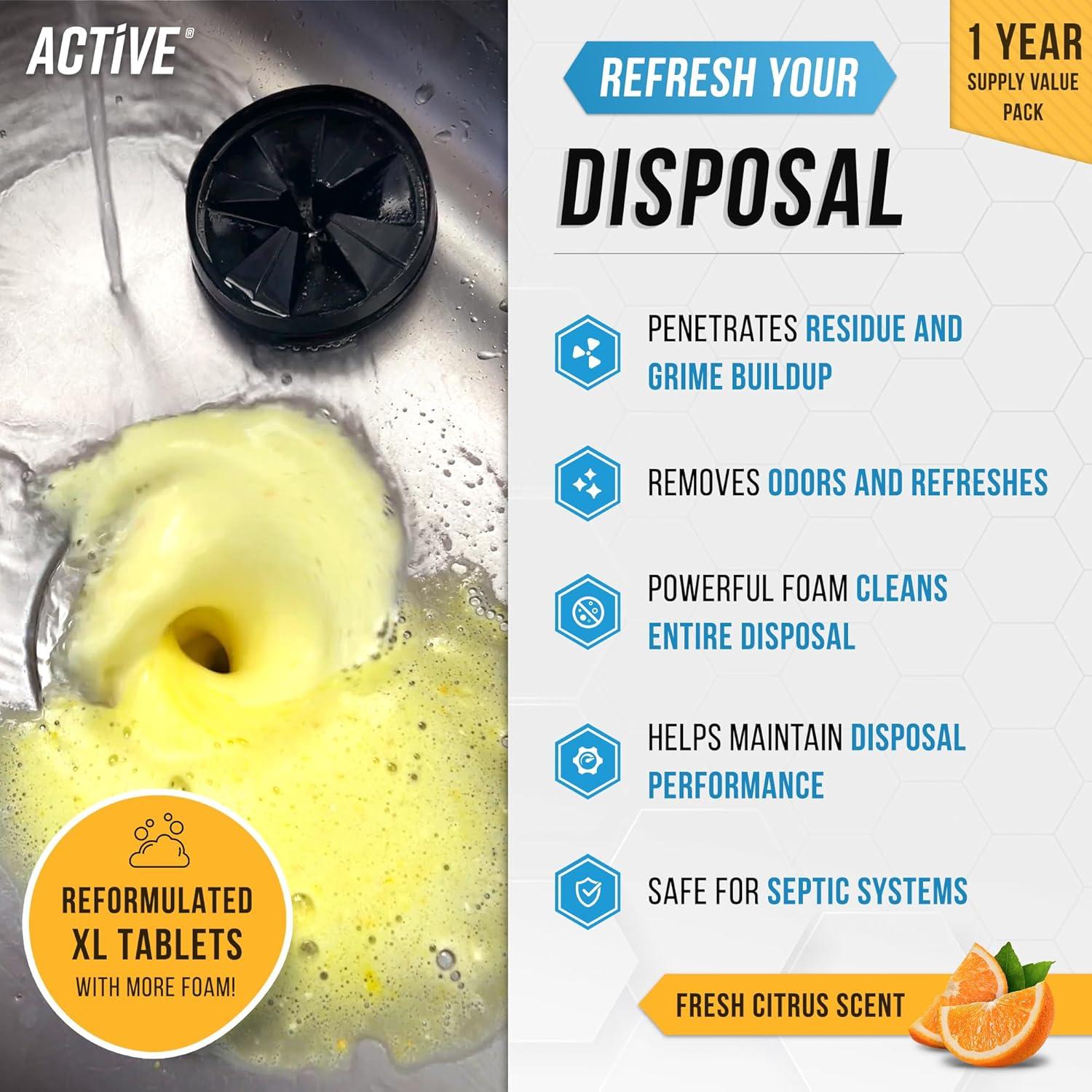 Tabletas de Limpieza Active 48 Unidades - Desincrustante y Desodorante