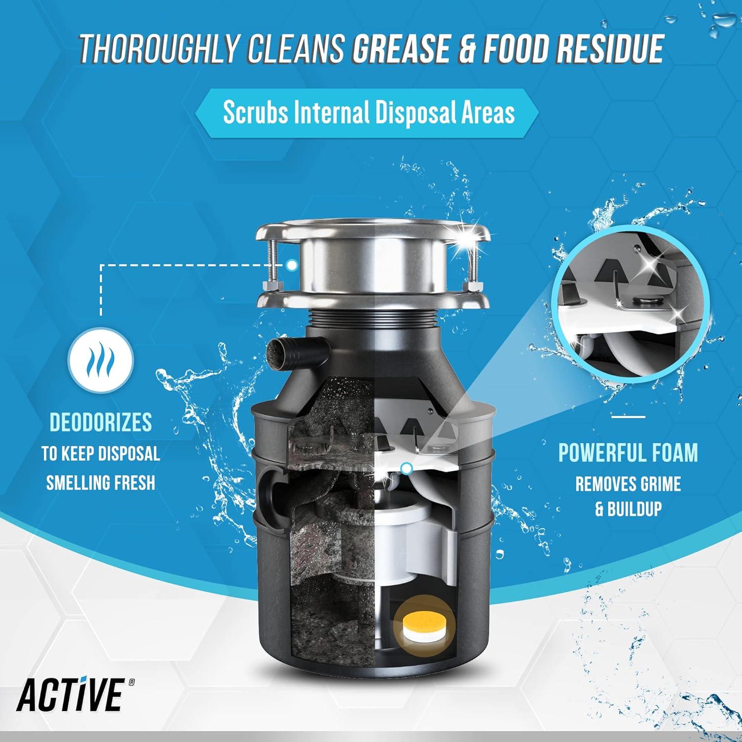 Tabletas de Limpieza Active 48 Unidades - Desincrustante y Desodorante